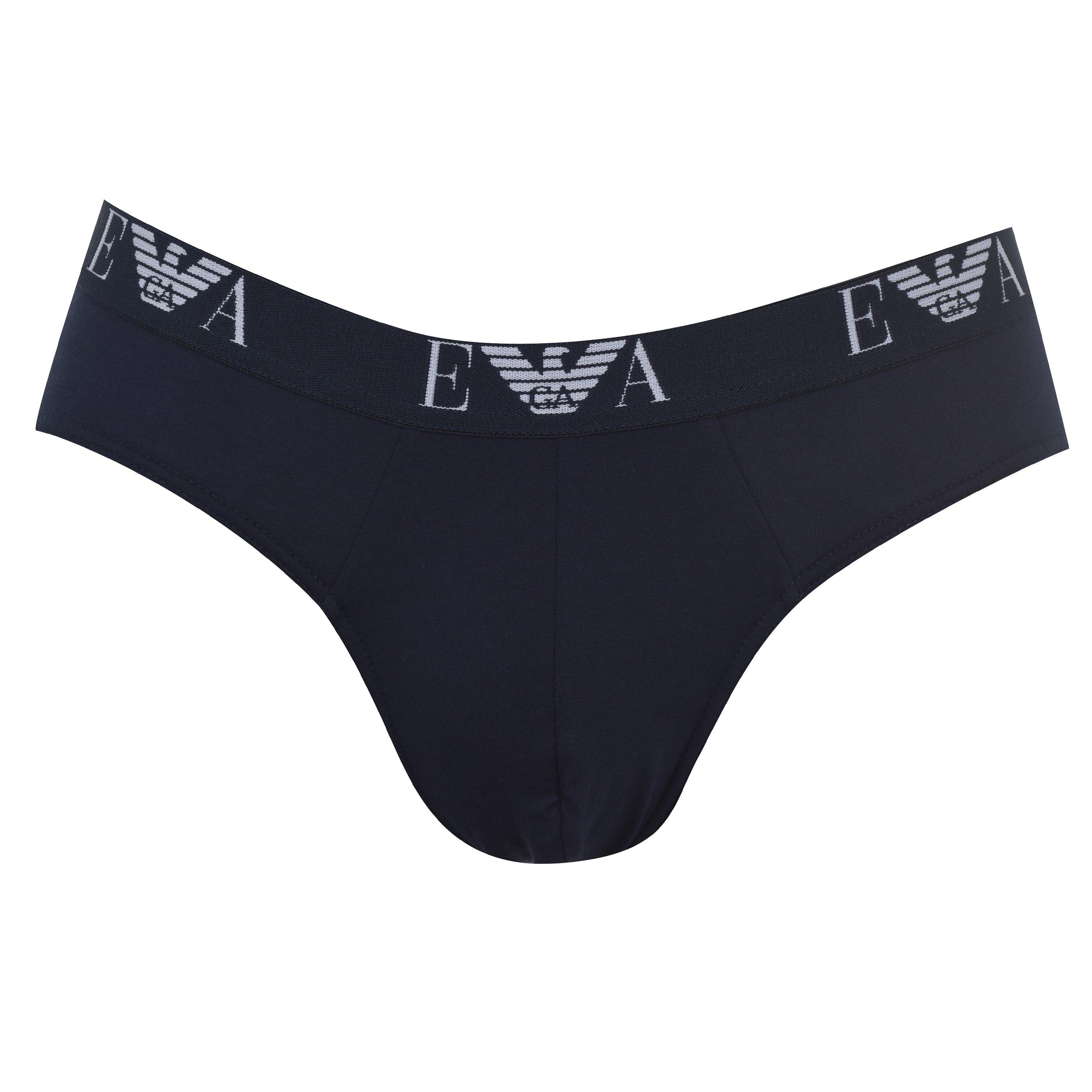 Blk/Nvy/Wh56110 - Emporio Armani - 3 Pack Briefs - 8