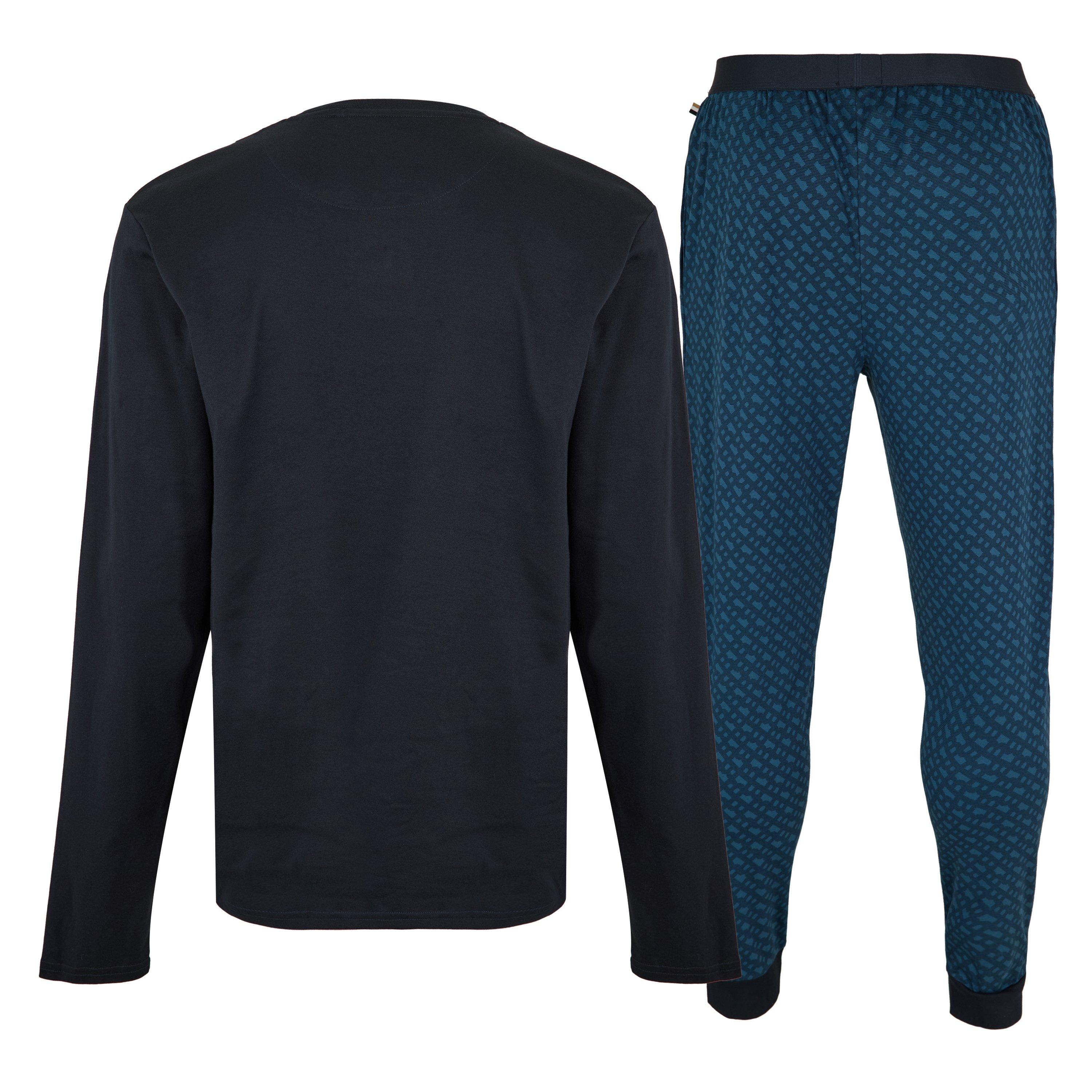 Dark Blue - Boss - Boss Relax Long Set 10269542 02 Pyjama Mens - 2