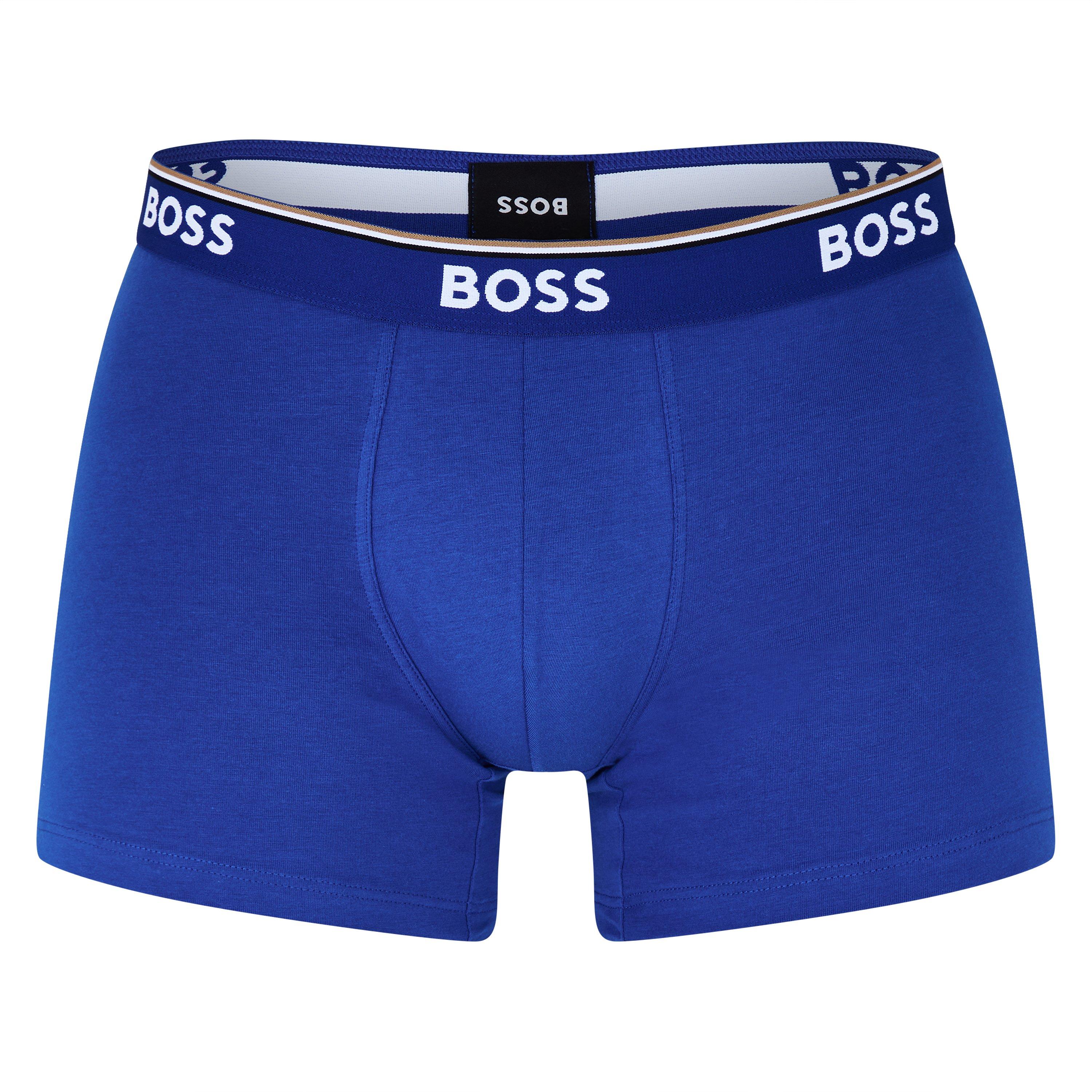 Blk/Red/Blu962 - Boss - BOSS Bodywear 3 Pack Boxer Briefs with Logo Detail - 8