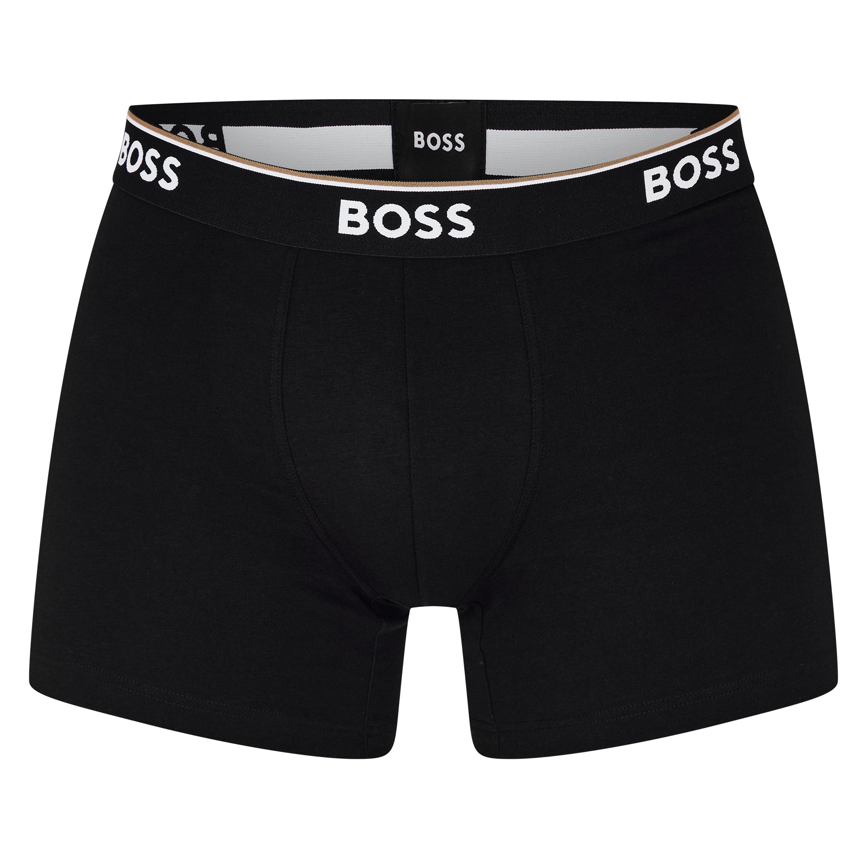 Blk/Red/Blu962 - Boss - BOSS Bodywear 3 Pack Boxer Briefs with Logo Detail - 9