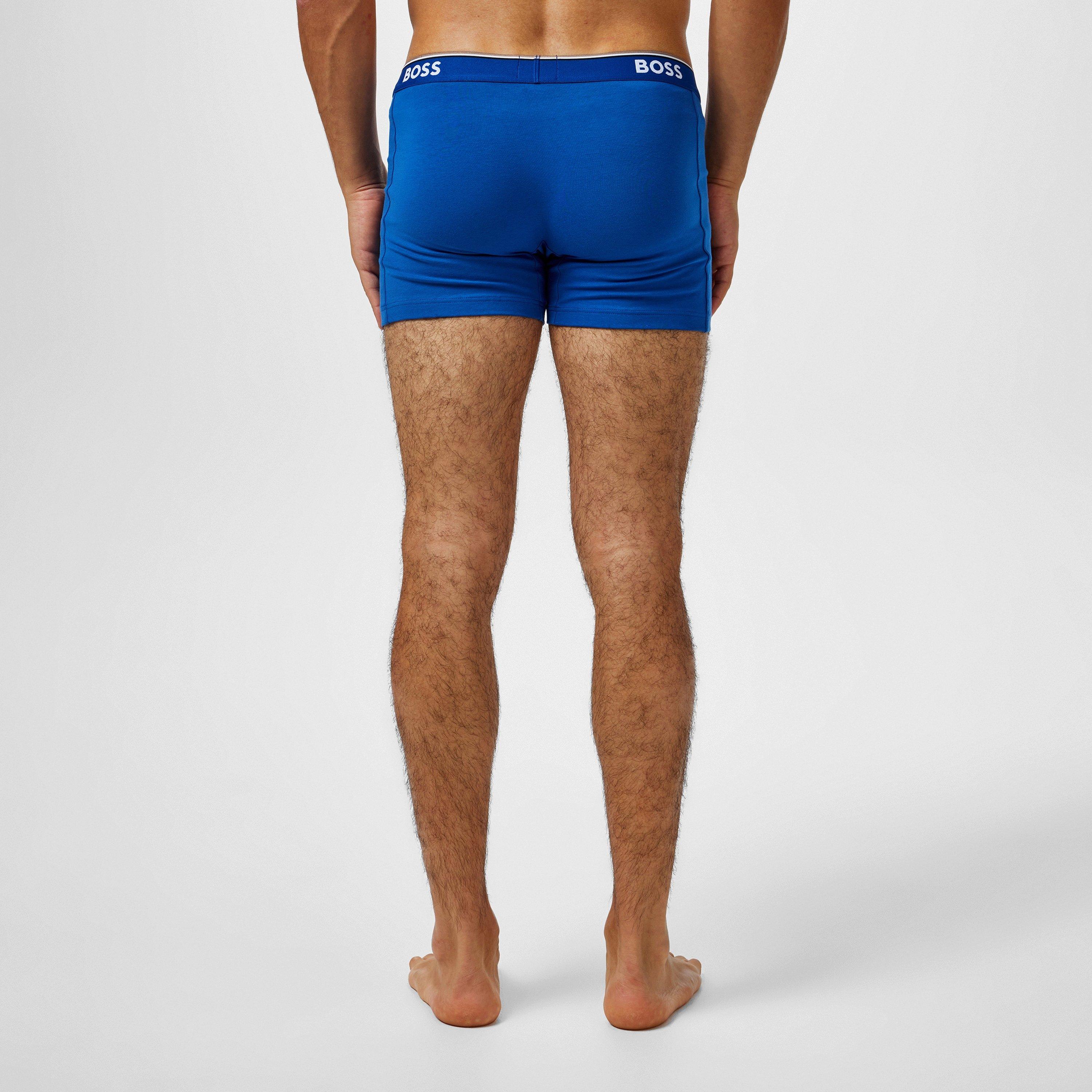 Blk/Red/Blu962 - Boss - BOSS Bodywear 3 Pack Boxer Briefs with Logo Detail - 3