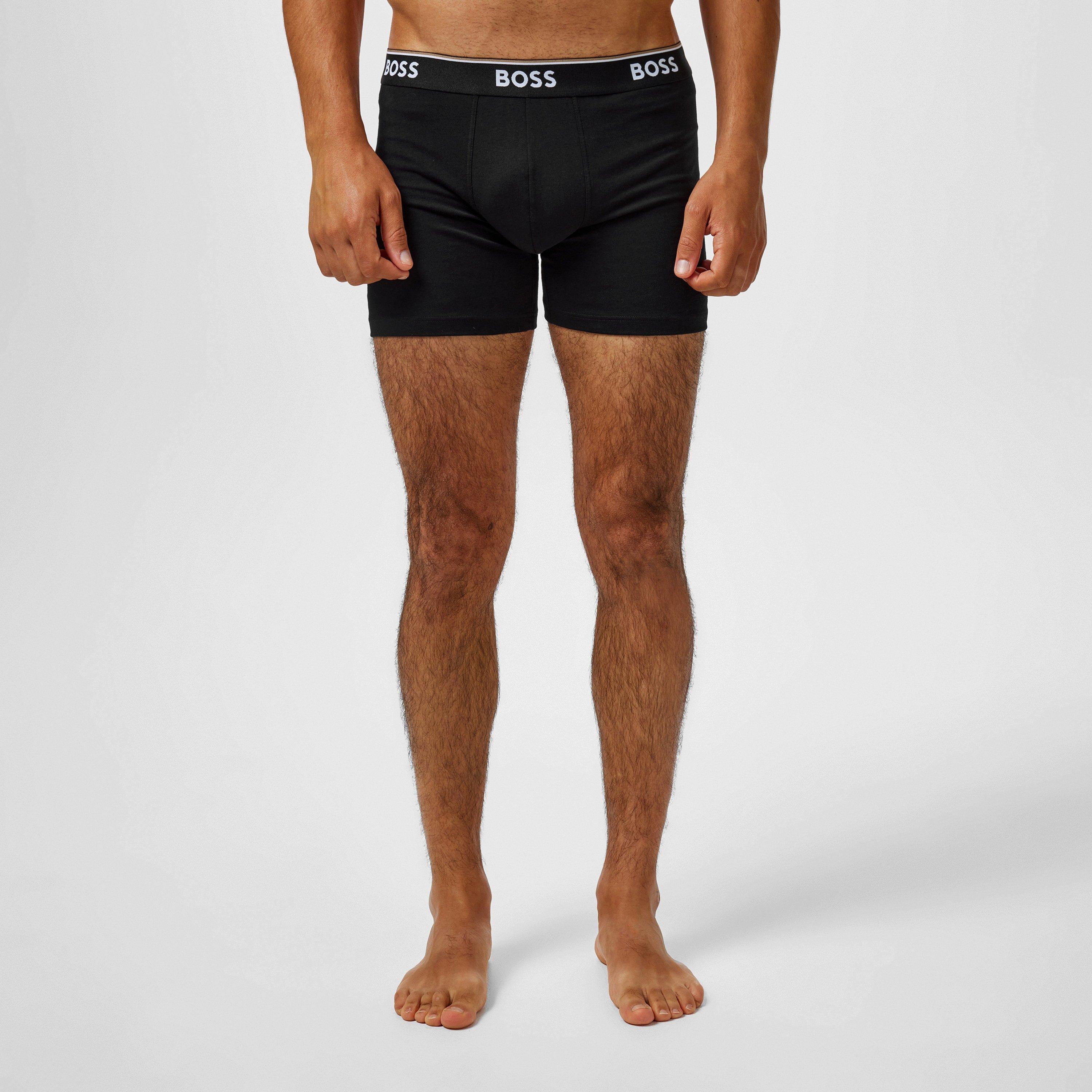 Blk/Red/Blu962 - Boss - BOSS Bodywear 3 Pack Boxer Briefs with Logo Detail - 5