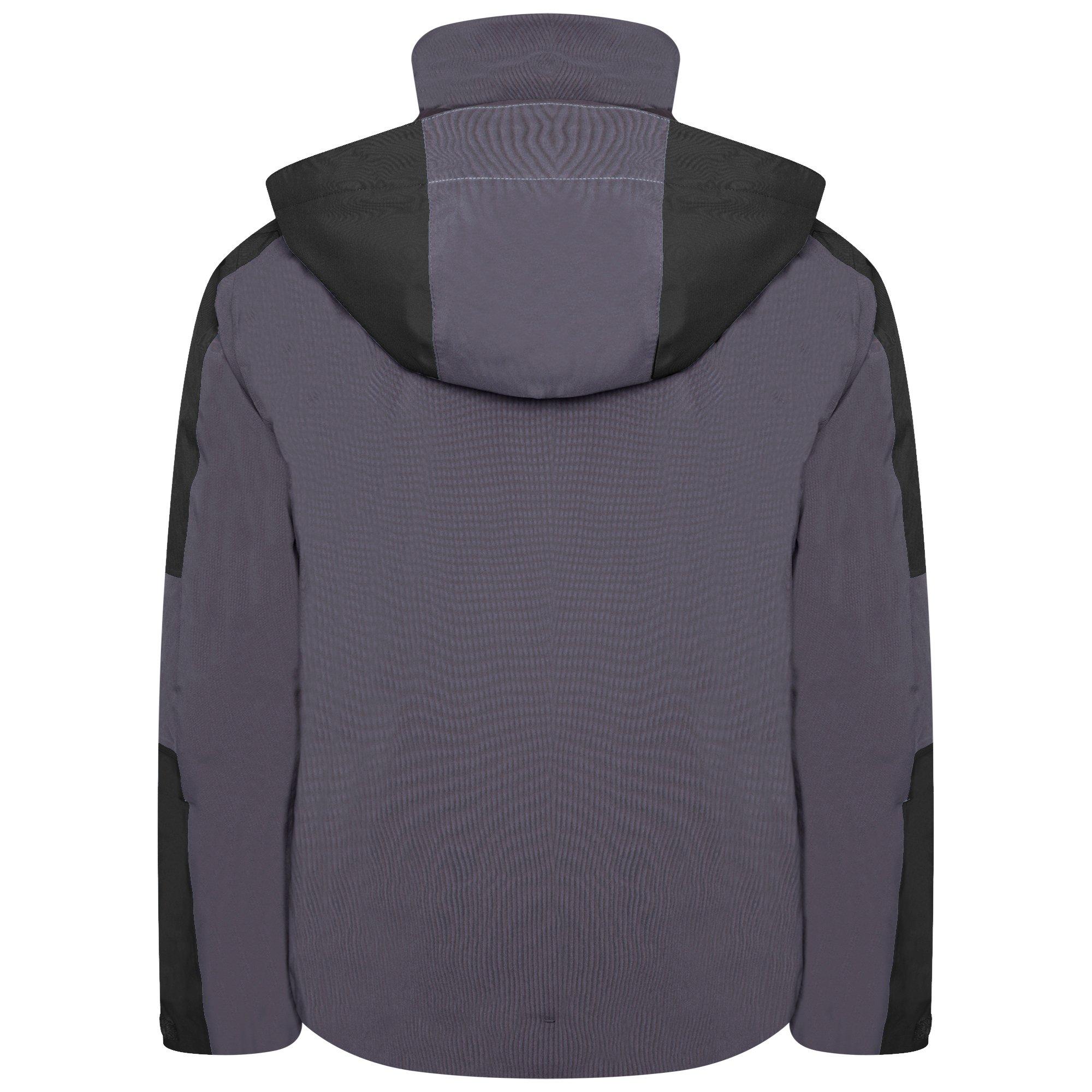 Blk/EbonyGry - Dare 2b - Men's  Waterproof Detachable Hood Ski Jacket - 3