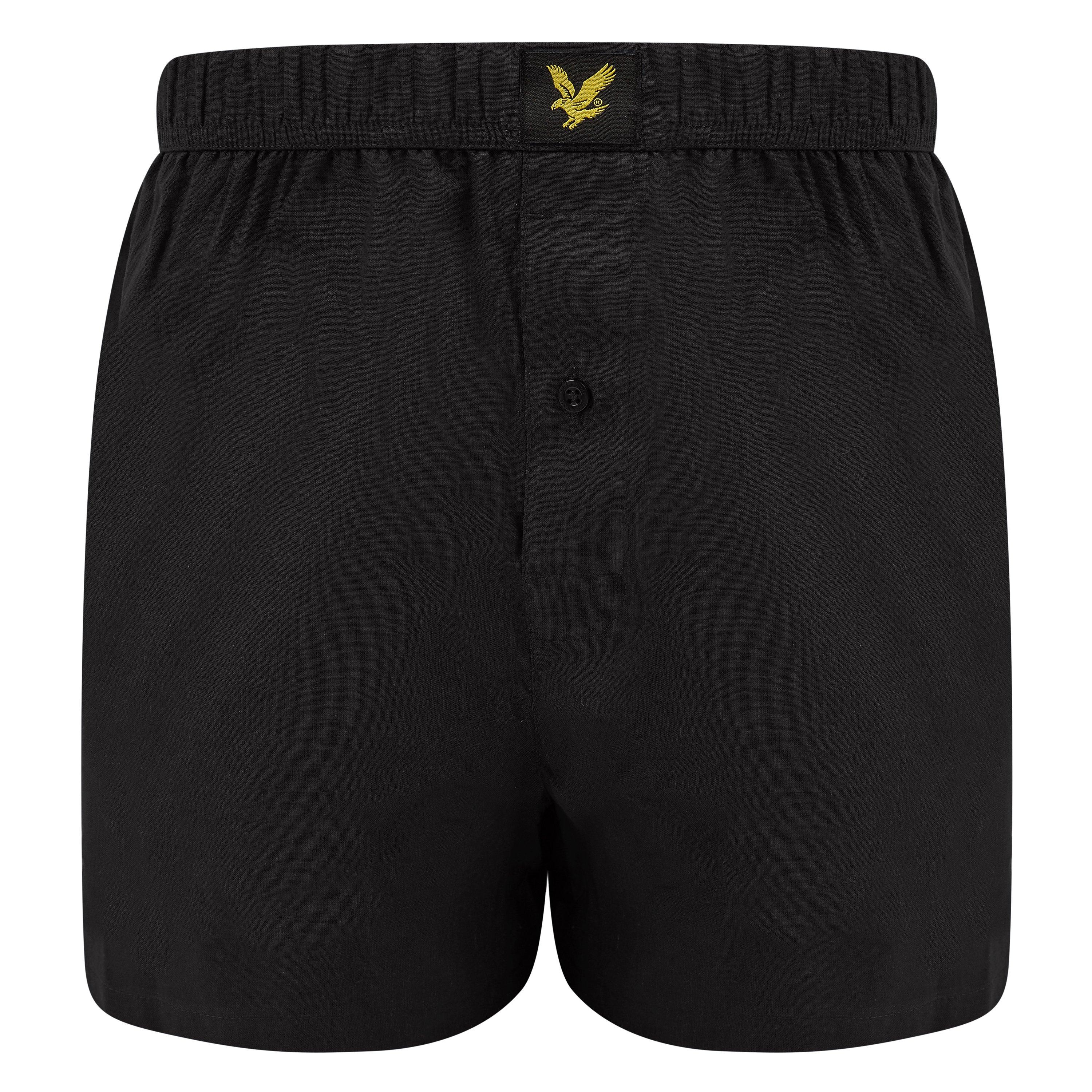 Black - Lyle and Scott - 3pc Wvn Bxr Sn99 - 2