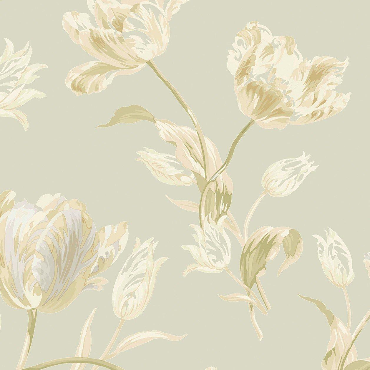 Green - Laura Ashley - Gosford Sage Green Wallpaper - 5