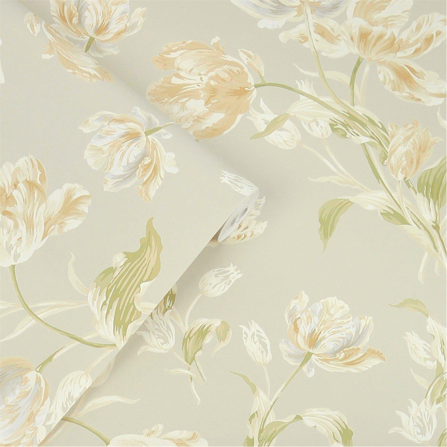 Green - Laura Ashley - Gosford Sage Green Wallpaper - 3