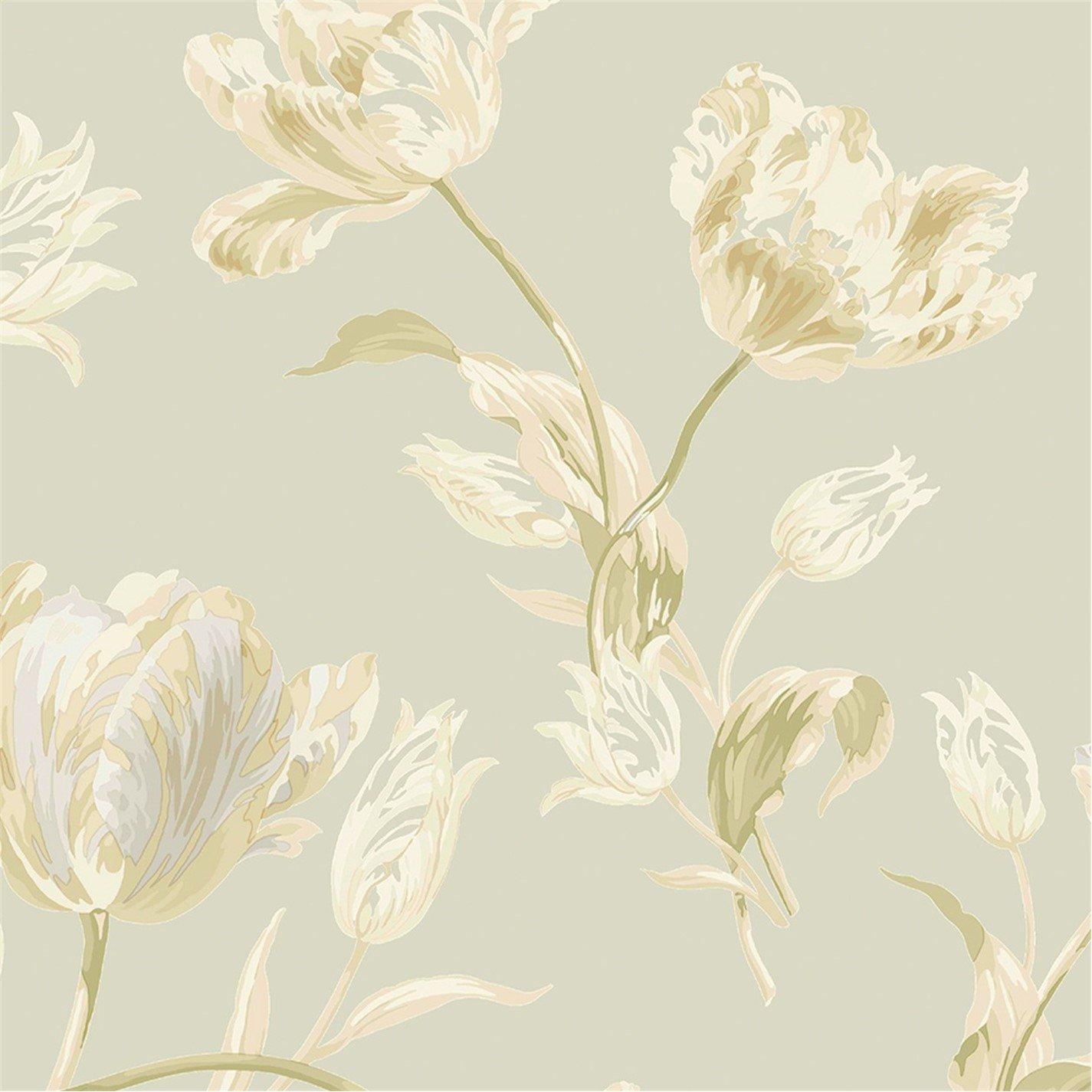 Green - Laura Ashley - Gosford Sage Green Wallpaper - 4