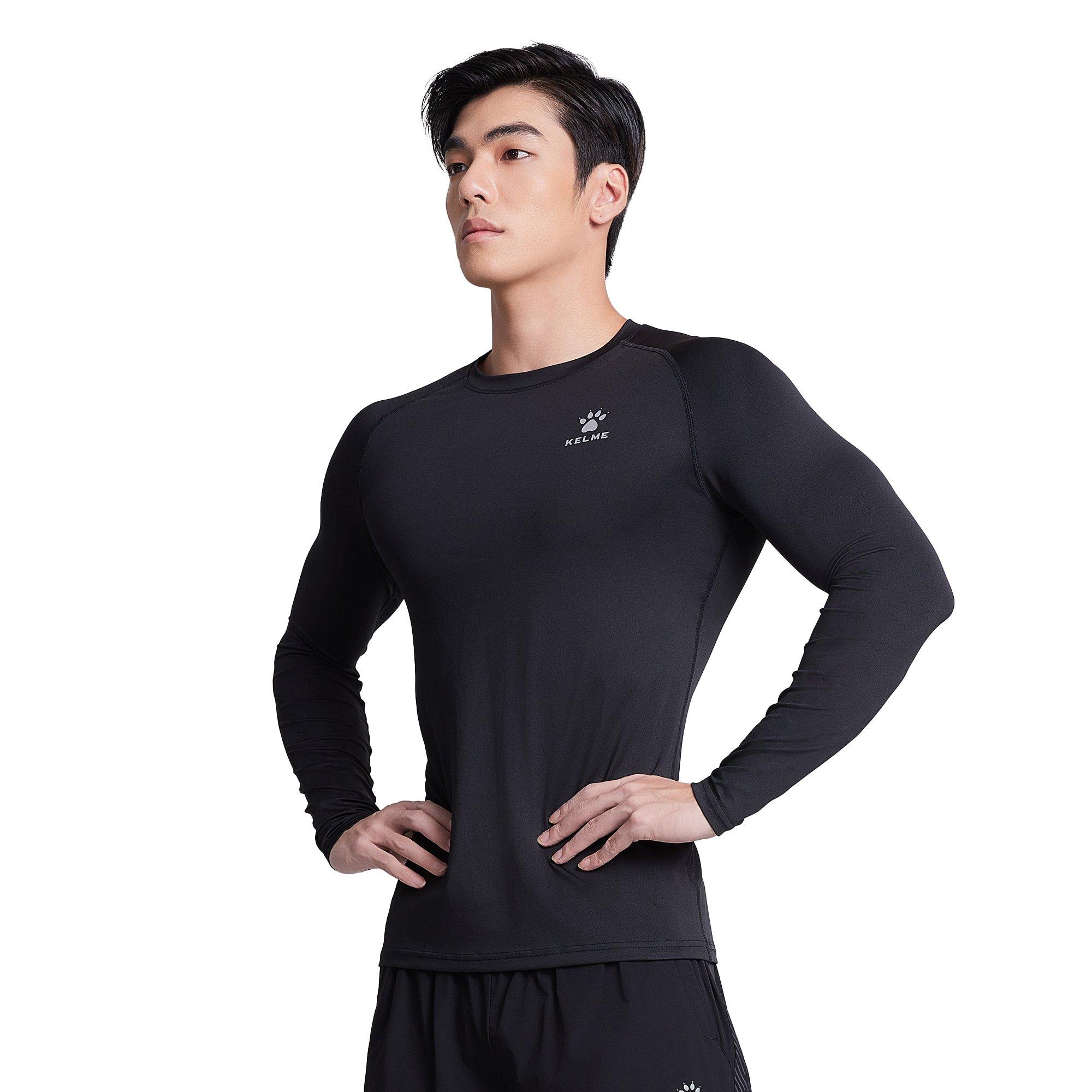 Black - Kelme - Compress Long Sleeve Top - 3