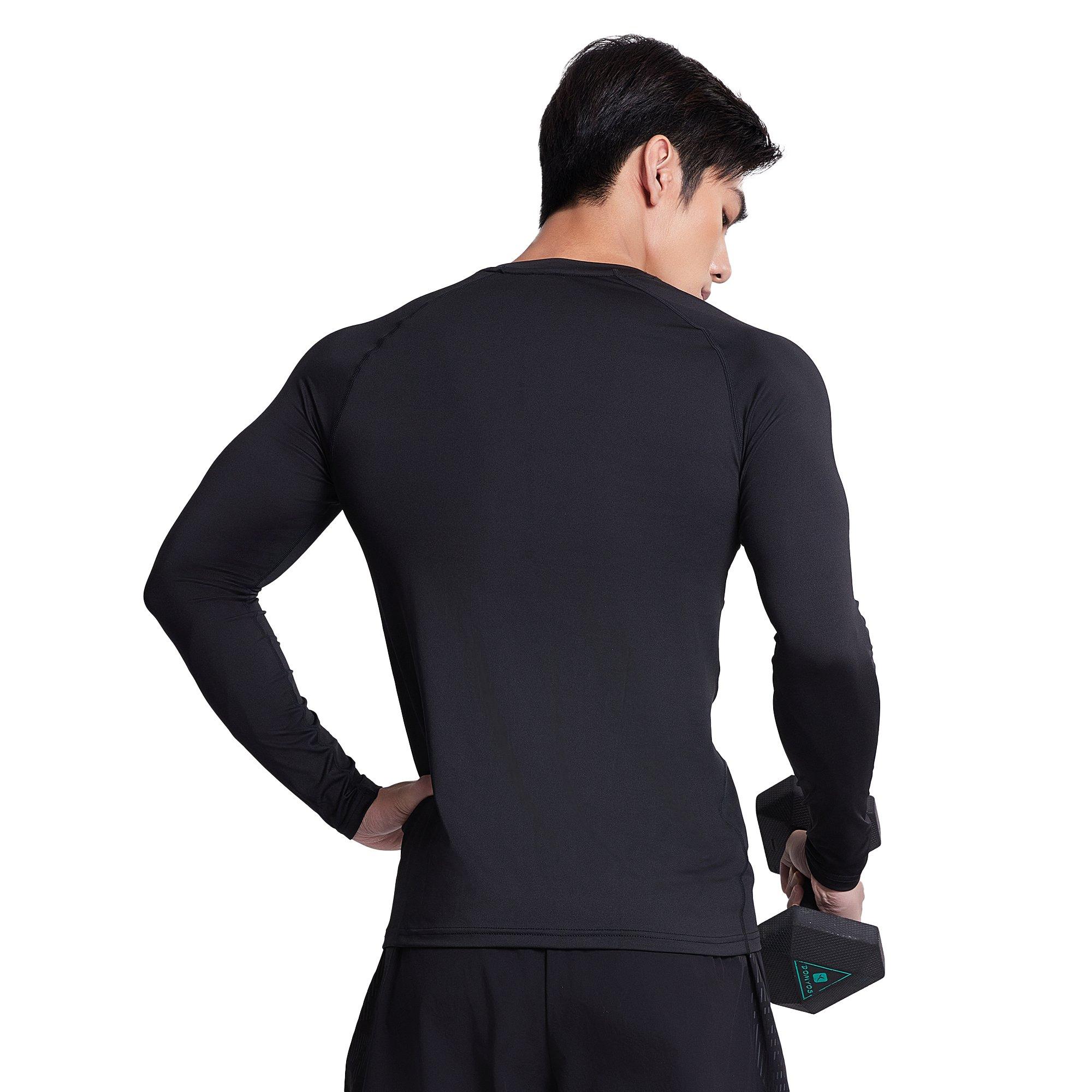 Black - Kelme - Compress Long Sleeve Top - 4