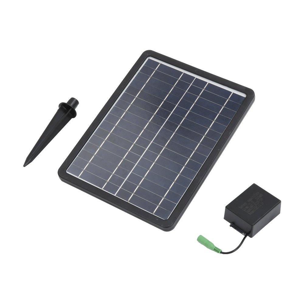 Grey - Breeins - Outdoor Solar-Powered Water Fountain Rockery Decor - 8