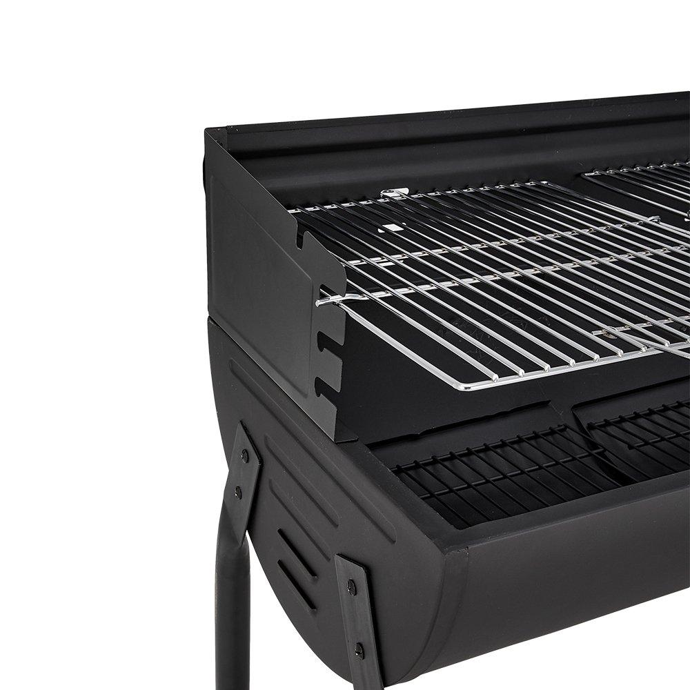 Black - Breeins - Outdoor Garden Charcoal Grill with Wheels - 6
