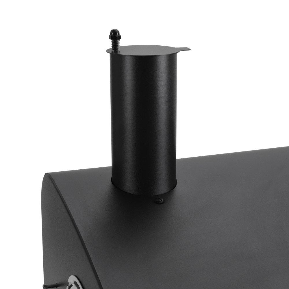 Black - Breeins - Charcoal Grill with Smoke Stack - 7