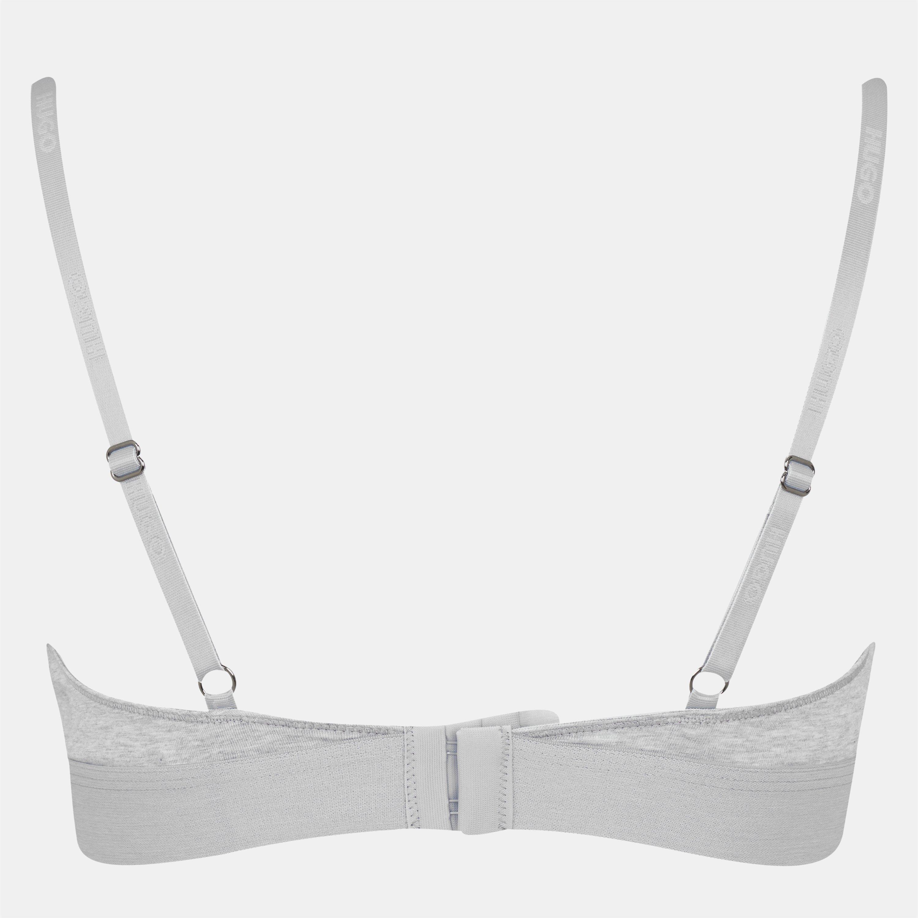 Medium Grey - Hugo - Hugo Boss Triangle Bra - 2