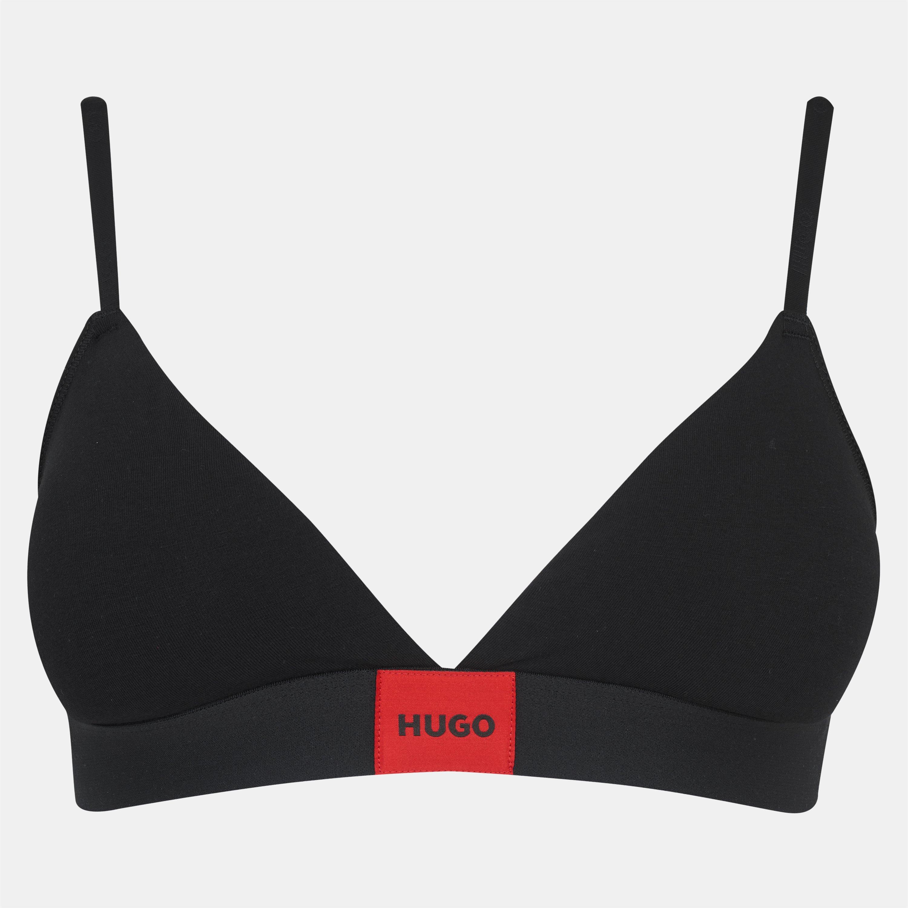 Hugo Boss Triangle Bra - Black 001 - Size 14 (XL)