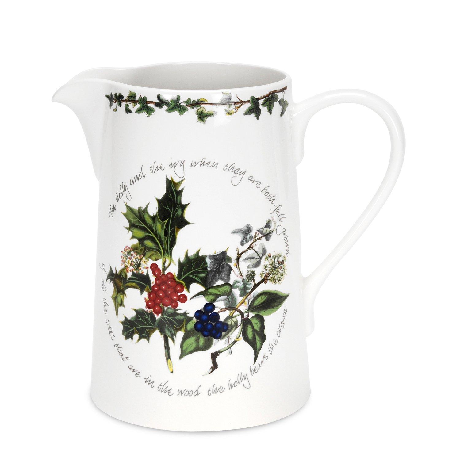 Green - Portmeirion Holly and Ivy - The Holly and the Ivy Bella Jug - 1