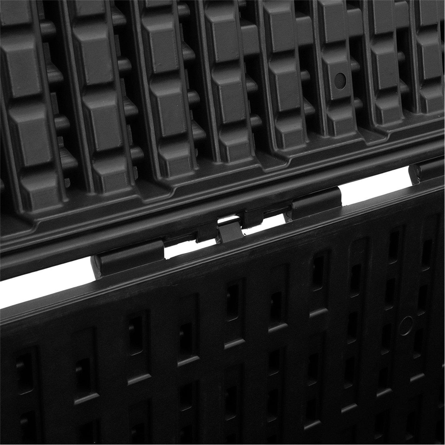 Black - Breeins - 99-Gallon Rattan Outdoor Deck Box Black - 8