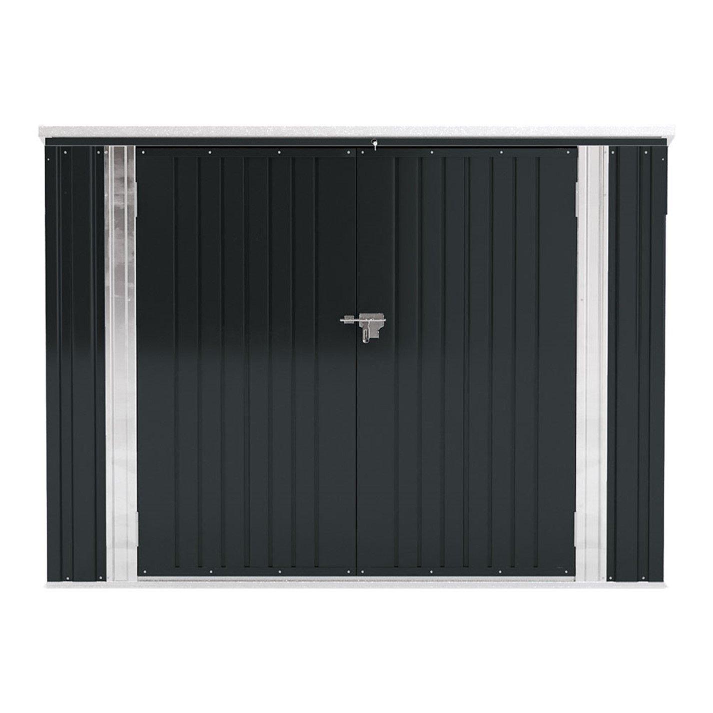 Black - Breeins - Outdoor Storage Shed for Rubbish Bin - 3