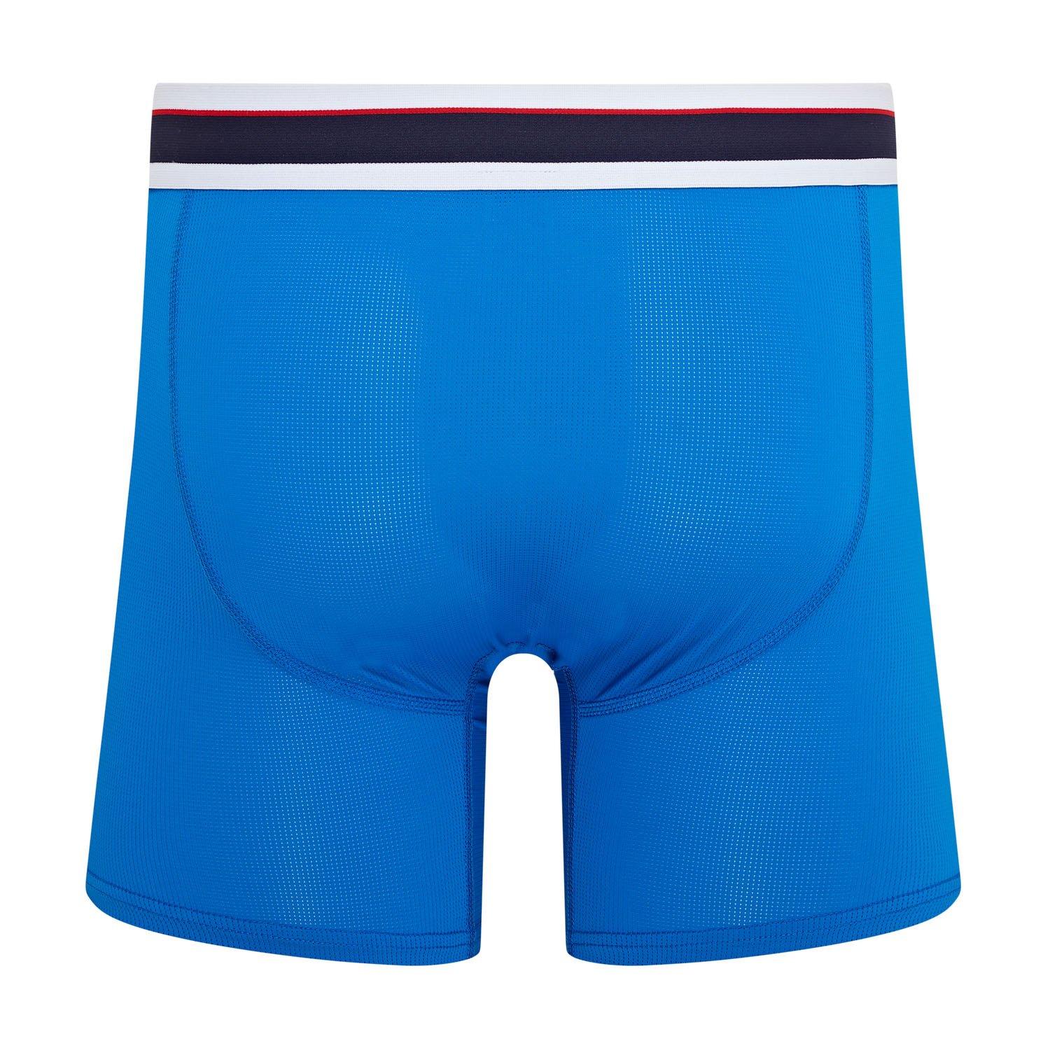 Blue/Navy - Reebok - Mens 3 pack Sports Trunks Anselm - 3