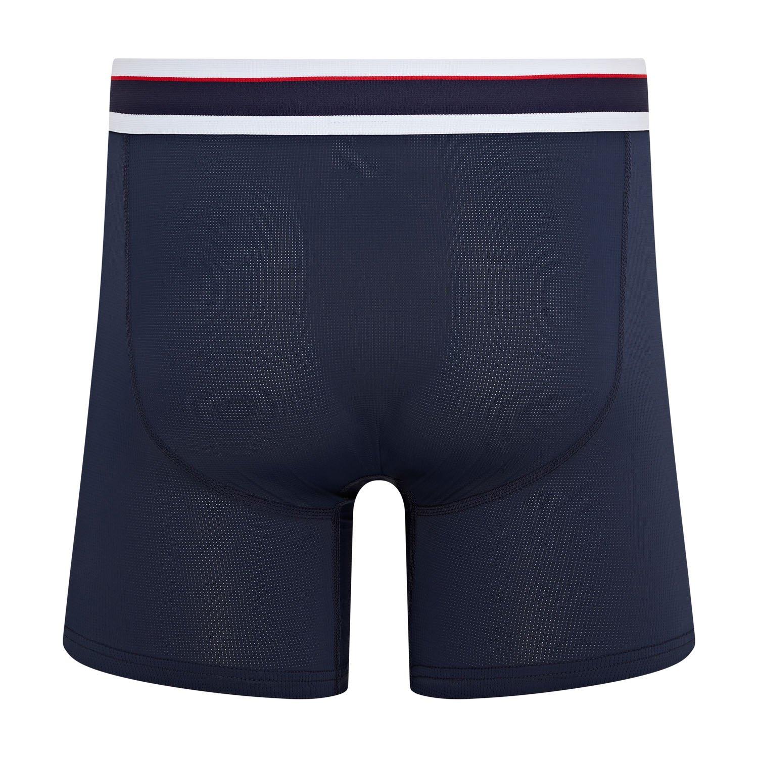 Blue/Navy - Reebok - Mens 3 pack Sports Trunks Anselm - 5