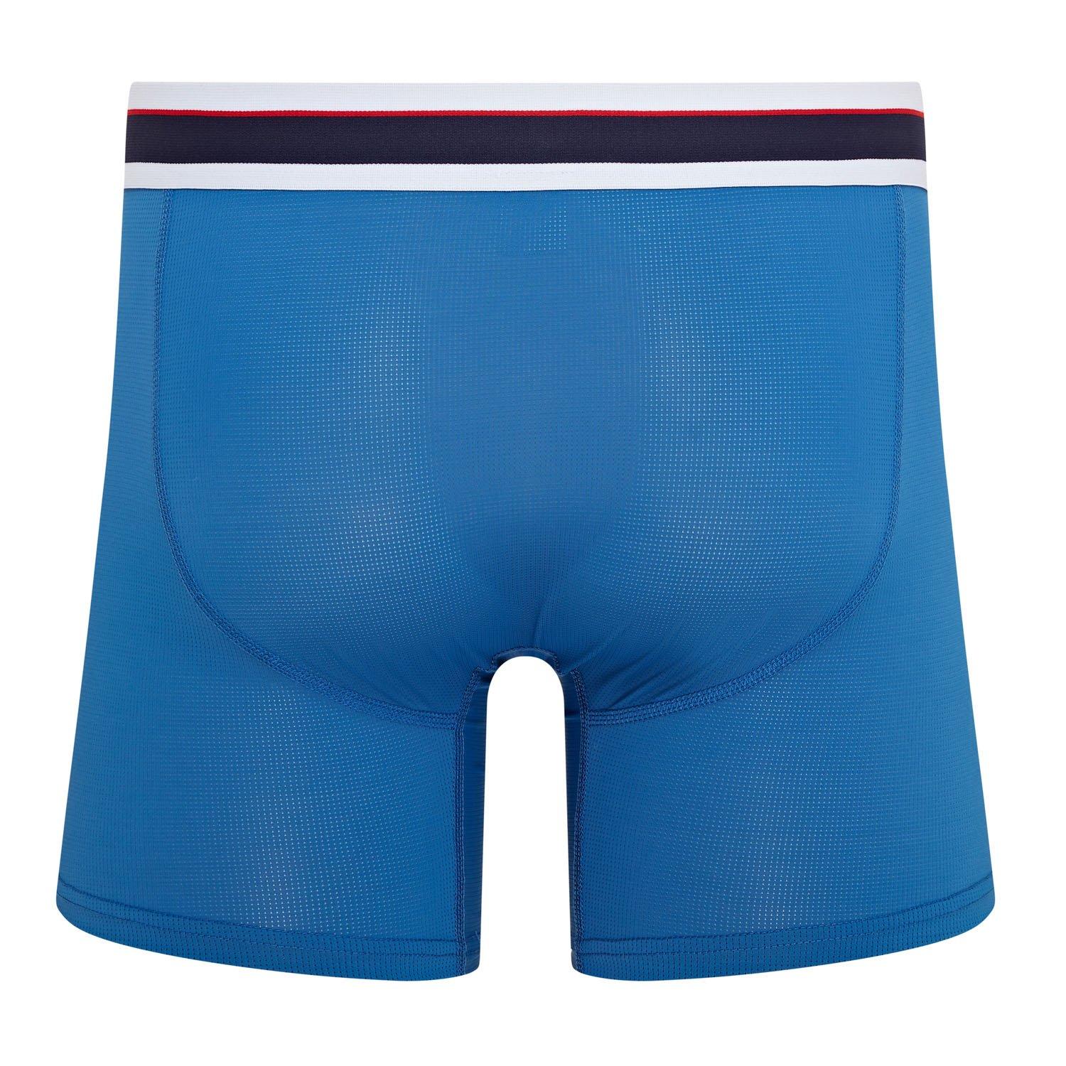 Blue/Navy - Reebok - Mens 3 pack Sports Trunks Anselm - 7