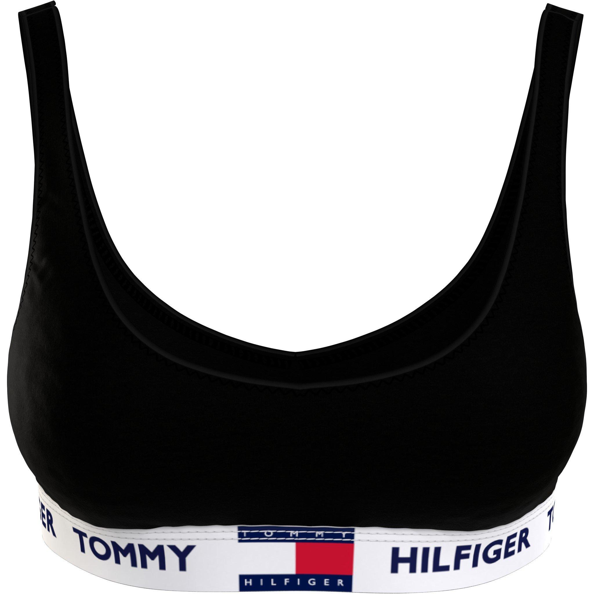 Tommy Hilfiger Women's 85 Unpadded Bralette - Black Bds - 12 (M)
