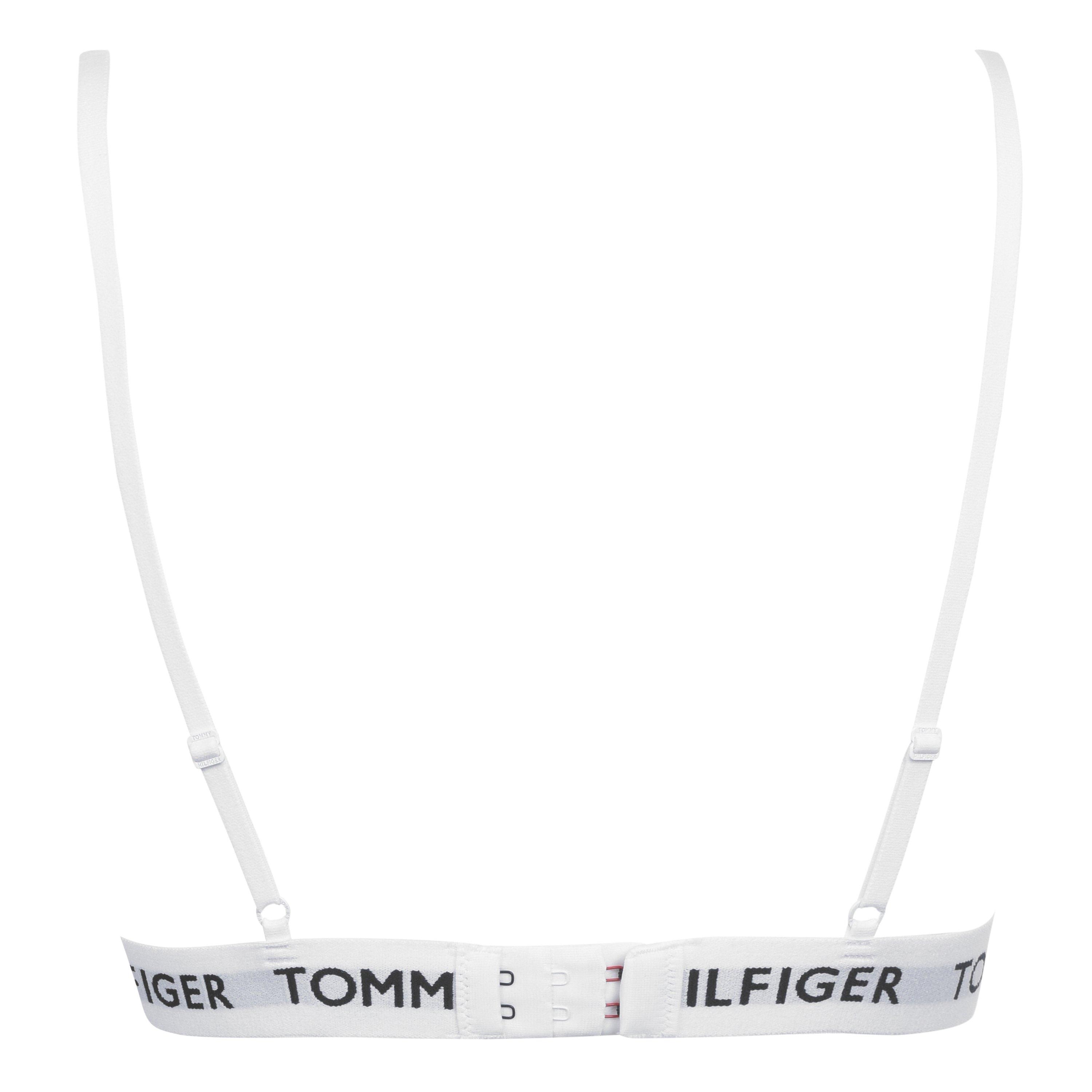 Klasa Bijelo YCD - Tommy Hilfiger - Organic Cotton Padded Triangle Bra - 4