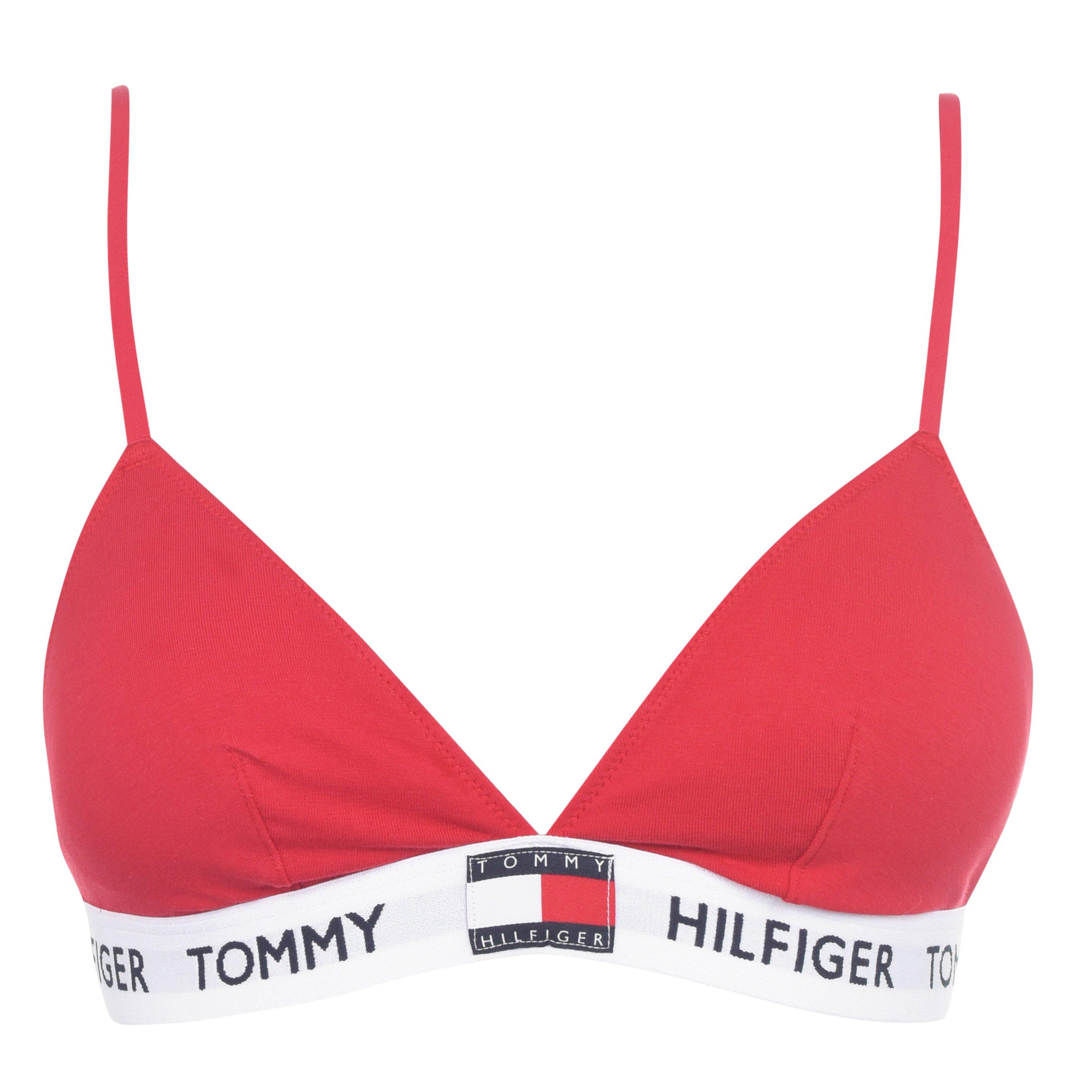 Tango Red XCN - Tommy Hilfiger - Organic Cotton Padded Triangle Bra - 1