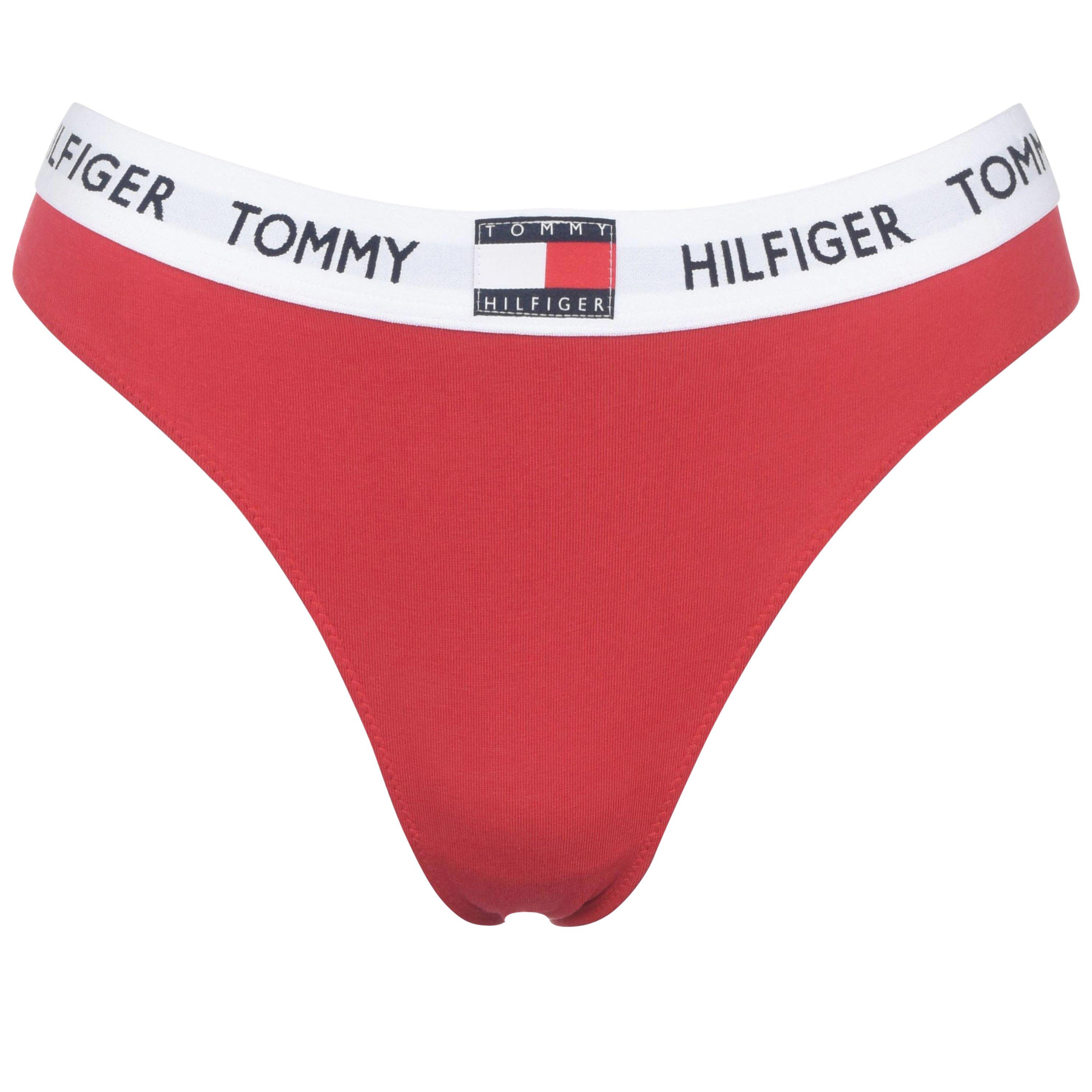 Tango Rood XCN - Tommy Hilfiger - 85 Cotton Thong - 1