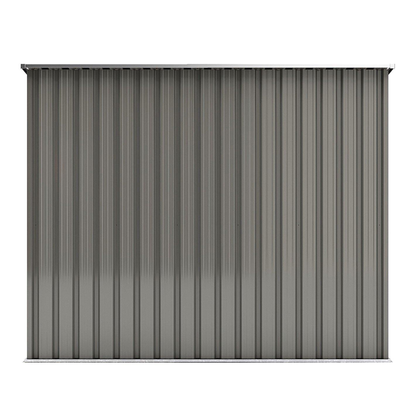 Grey - Breeins - Lockable Bike Storage Shed with Bike Racks Grey - 4