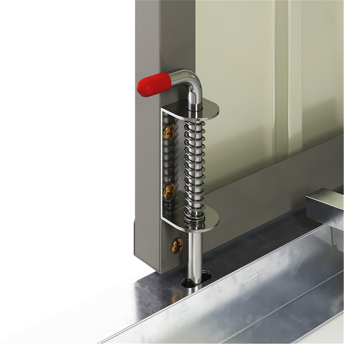 Grey - Breeins - Lockable Bike Storage Shed with Bike Racks Grey - 6