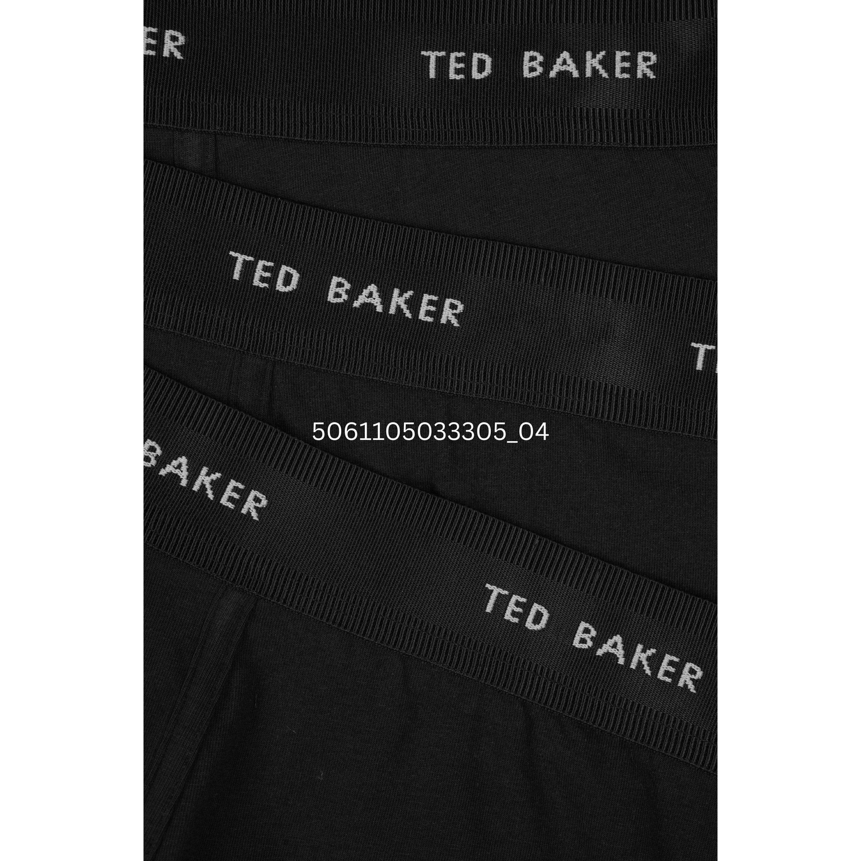 Black - Ted Baker - Ted 3Pk Trnk Sn00 - 5