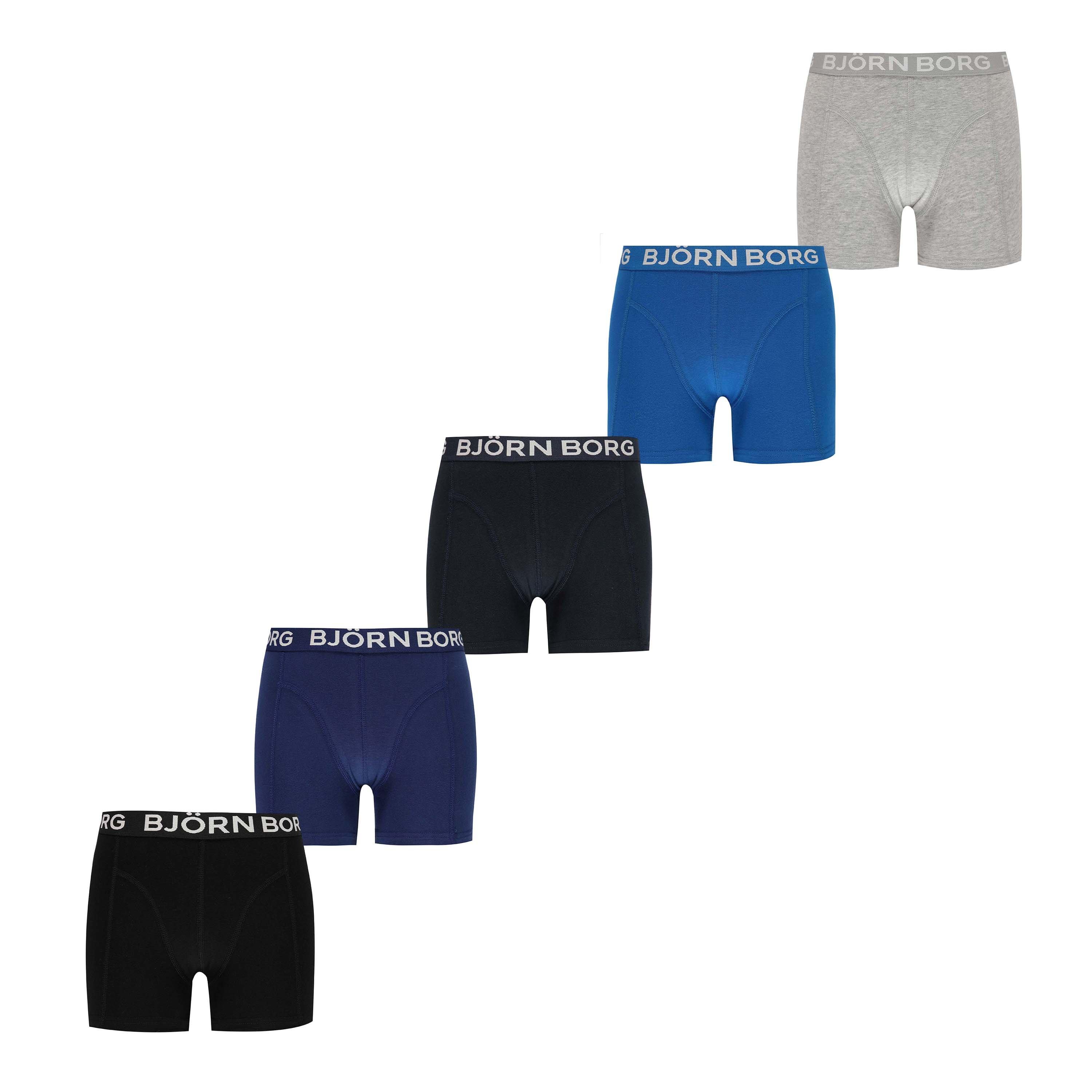 Blue Depths - Bjorn Borg - Depths 5 Pack Trunks - 1