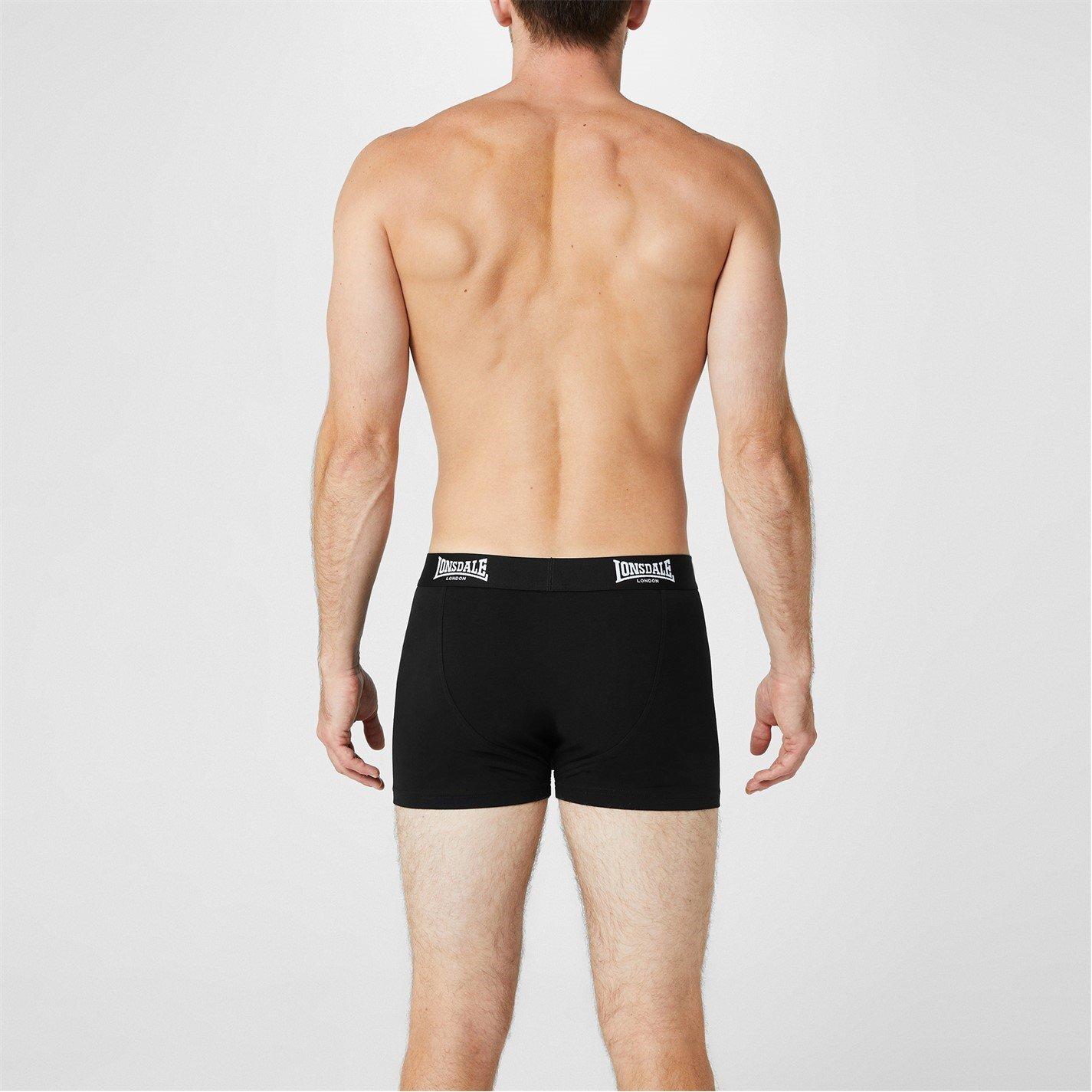 Black - Lonsdale - Pack Trunk Mens - 3