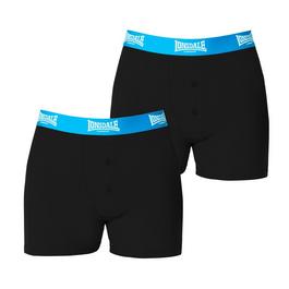 Lonsdale 2 Pack Boxer Shorts Mens