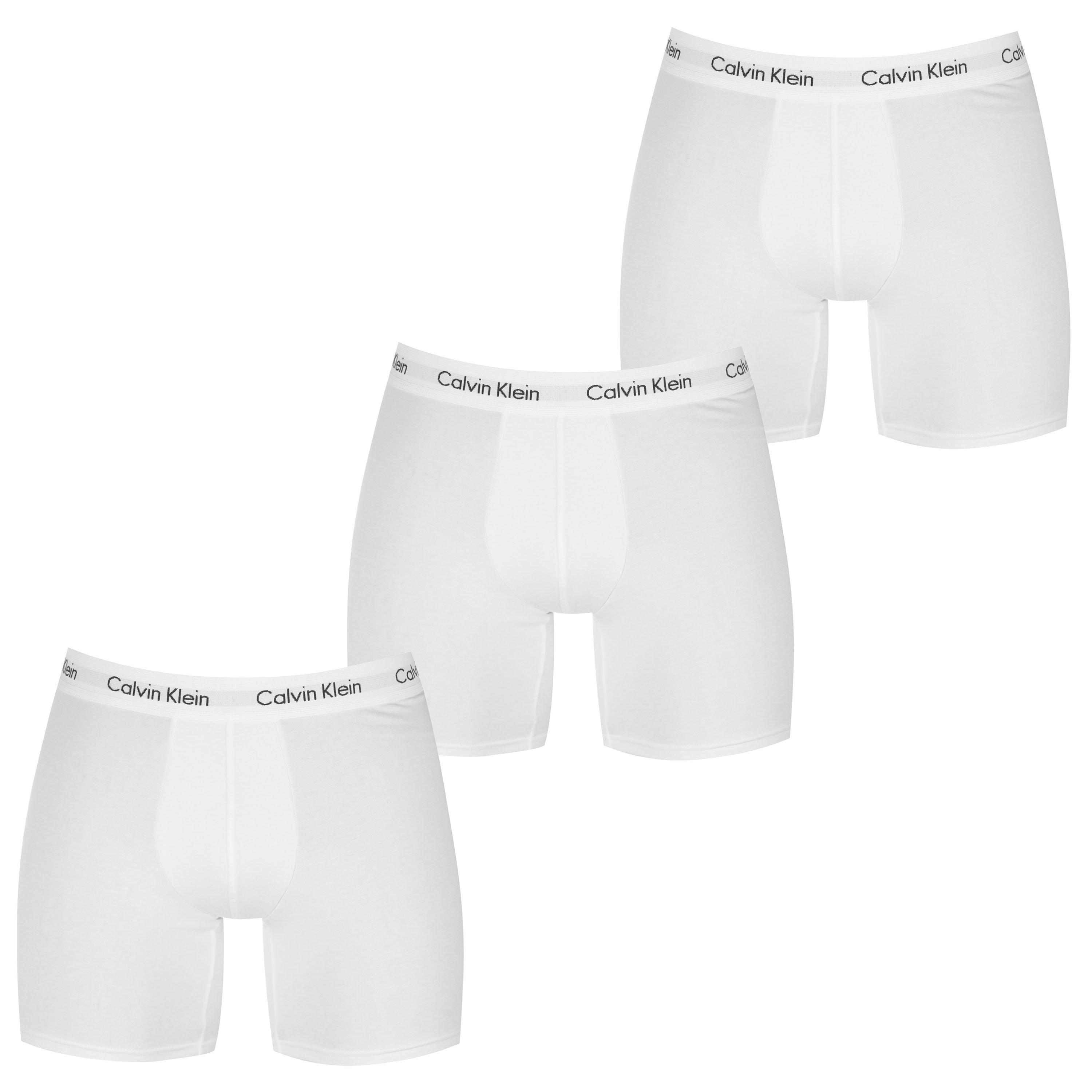 Calvin Klein CalvinKlein 3 Pack Boxer Briefs - White - M