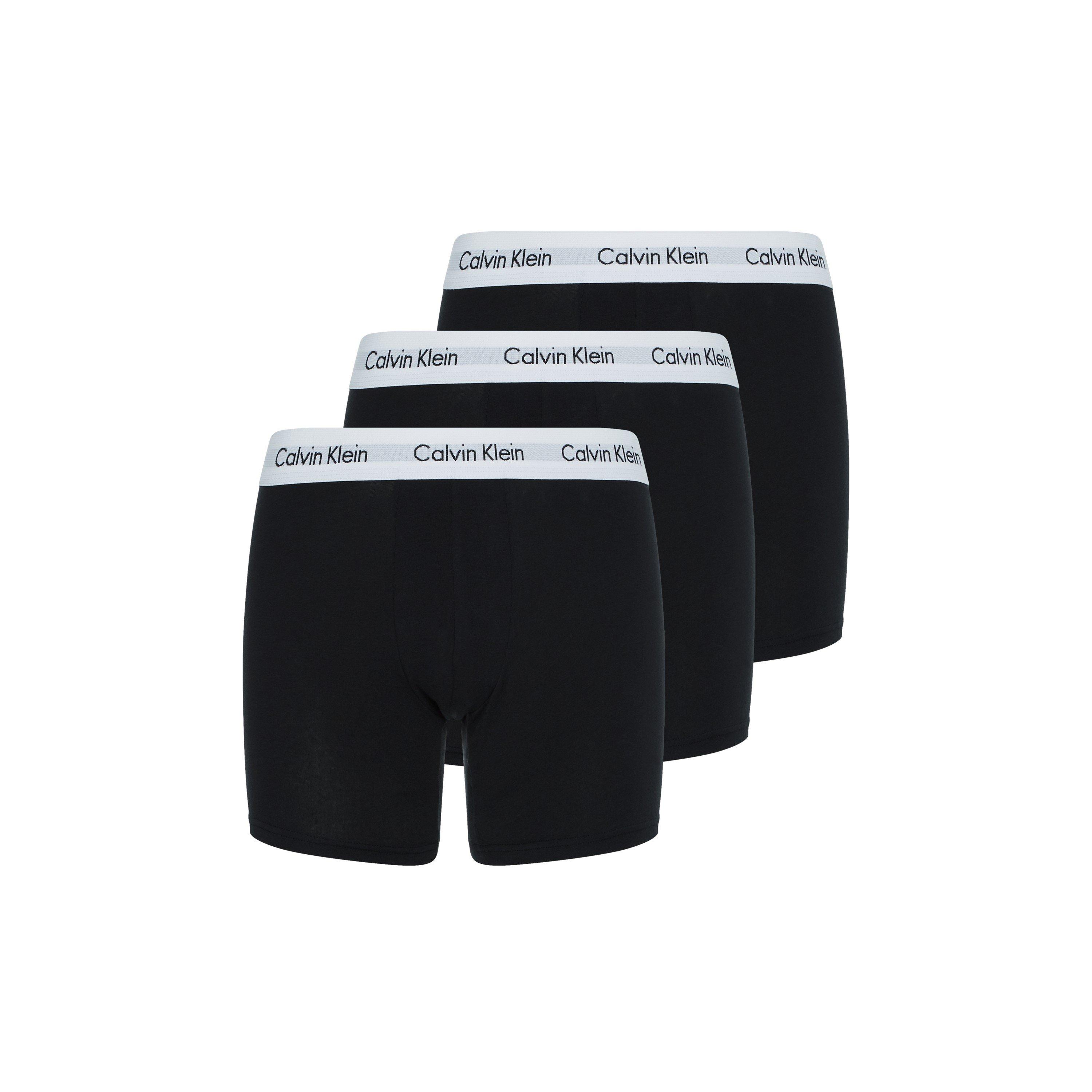 Calvin Klein CalvinKlein 3 Pack Boxer Briefs - Black - Medium