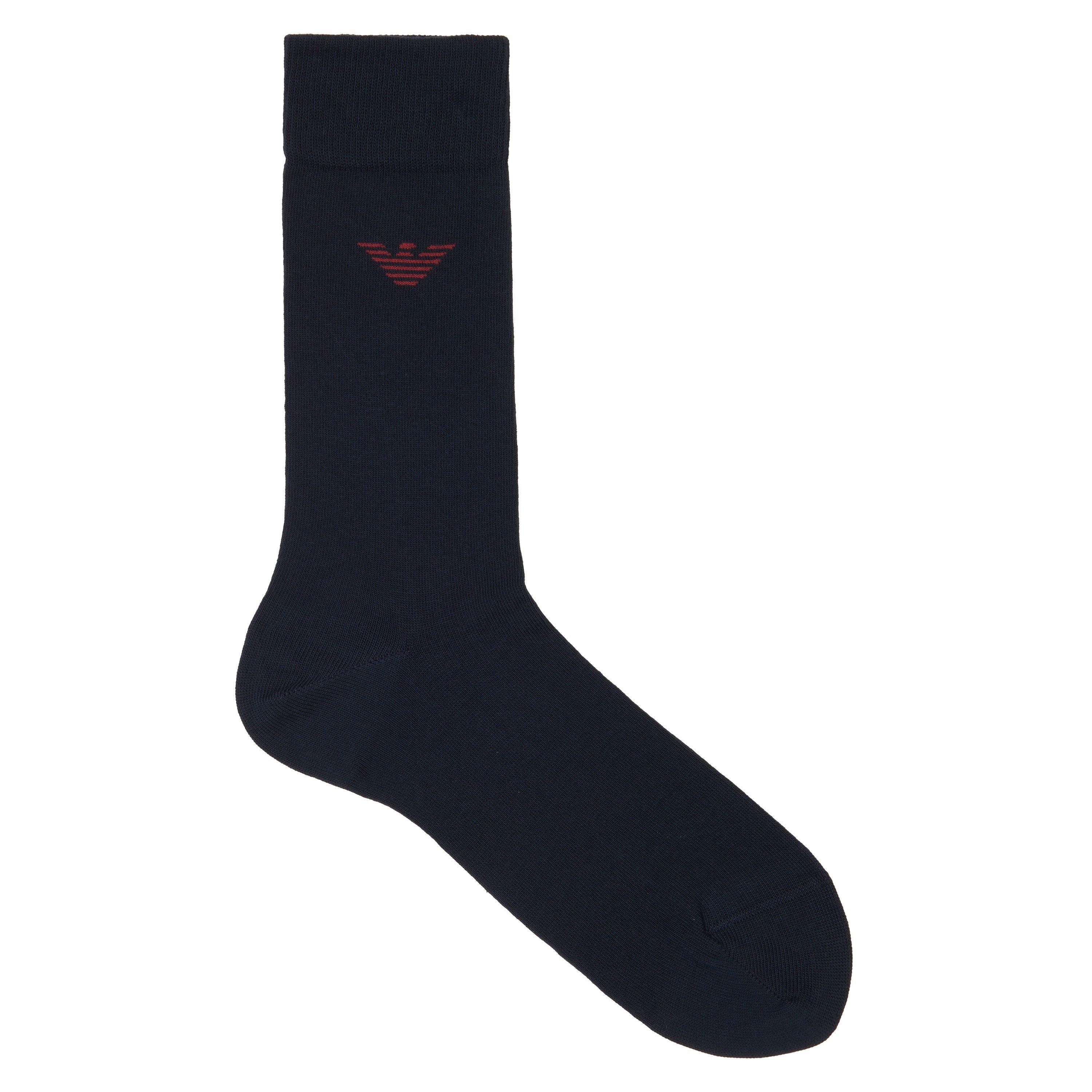 Blu/Red Chk - Emporio Armani - Men's Trunks - 5