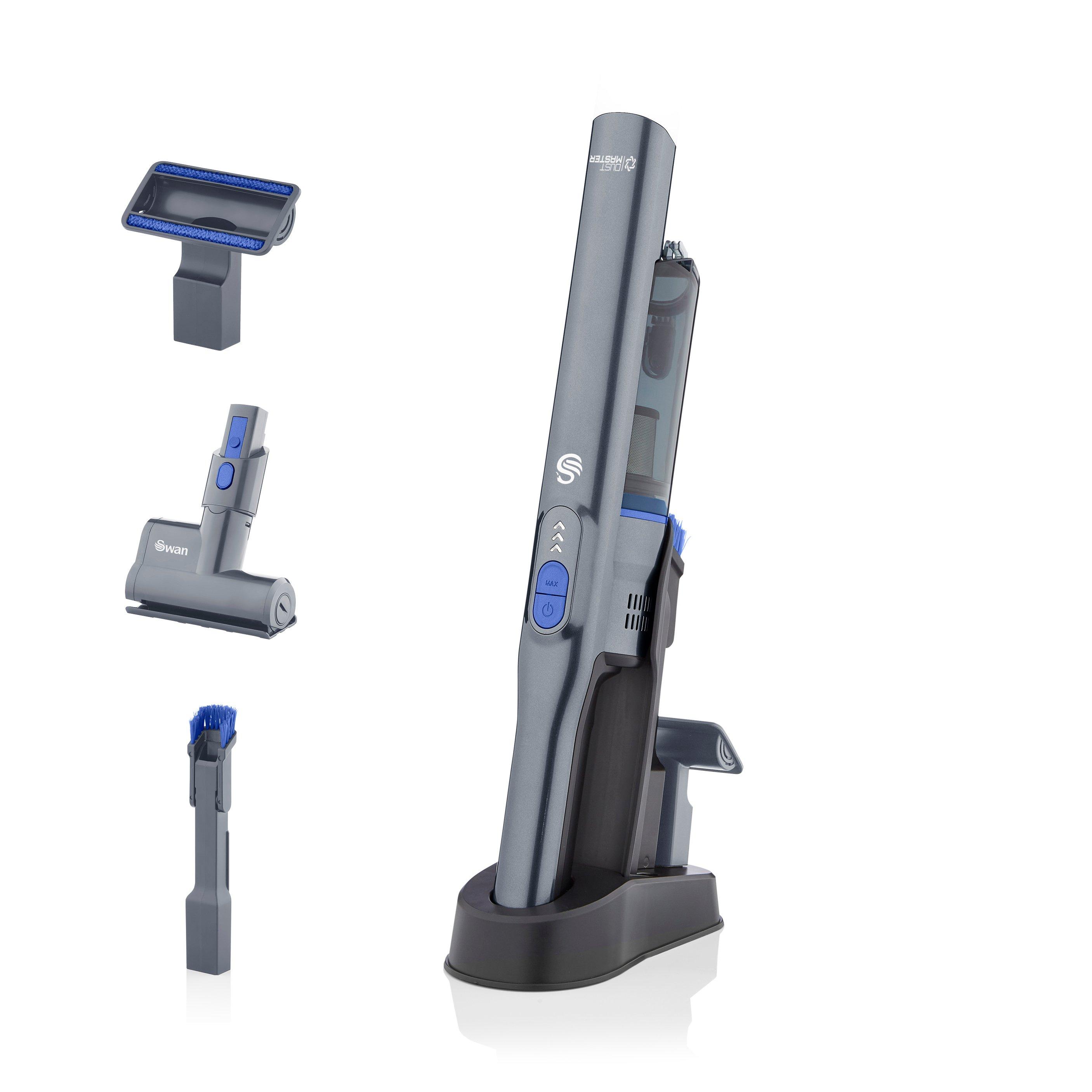 Black - Swan - Cordless Vaccum 14.8V Cobalt Blue Accents 200W Han - 1