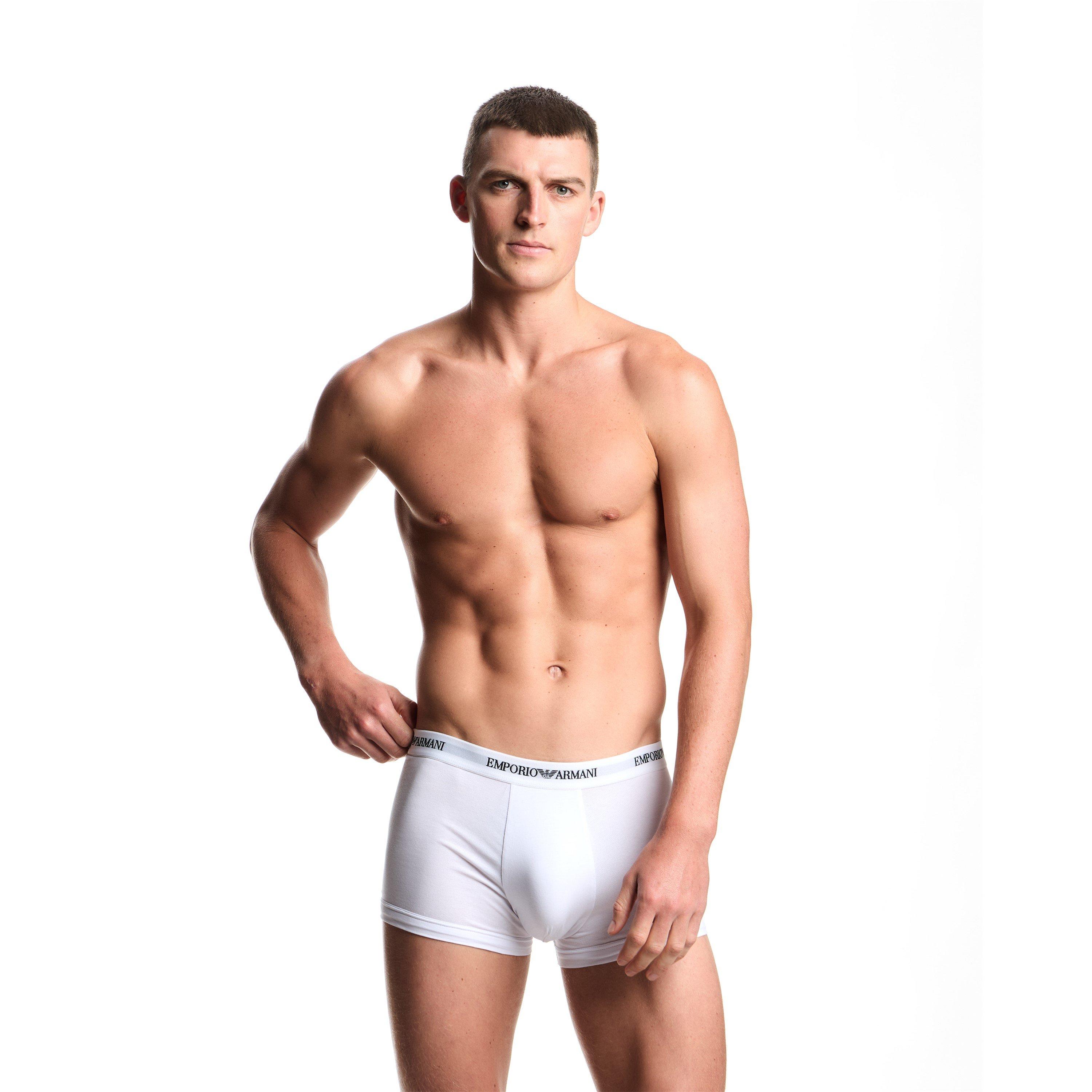 White M0066 - Emporio Armani - Men's Trunks - 2