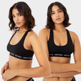 Jack Wills JW Dibsdall Multipack Bralette 2 Pack