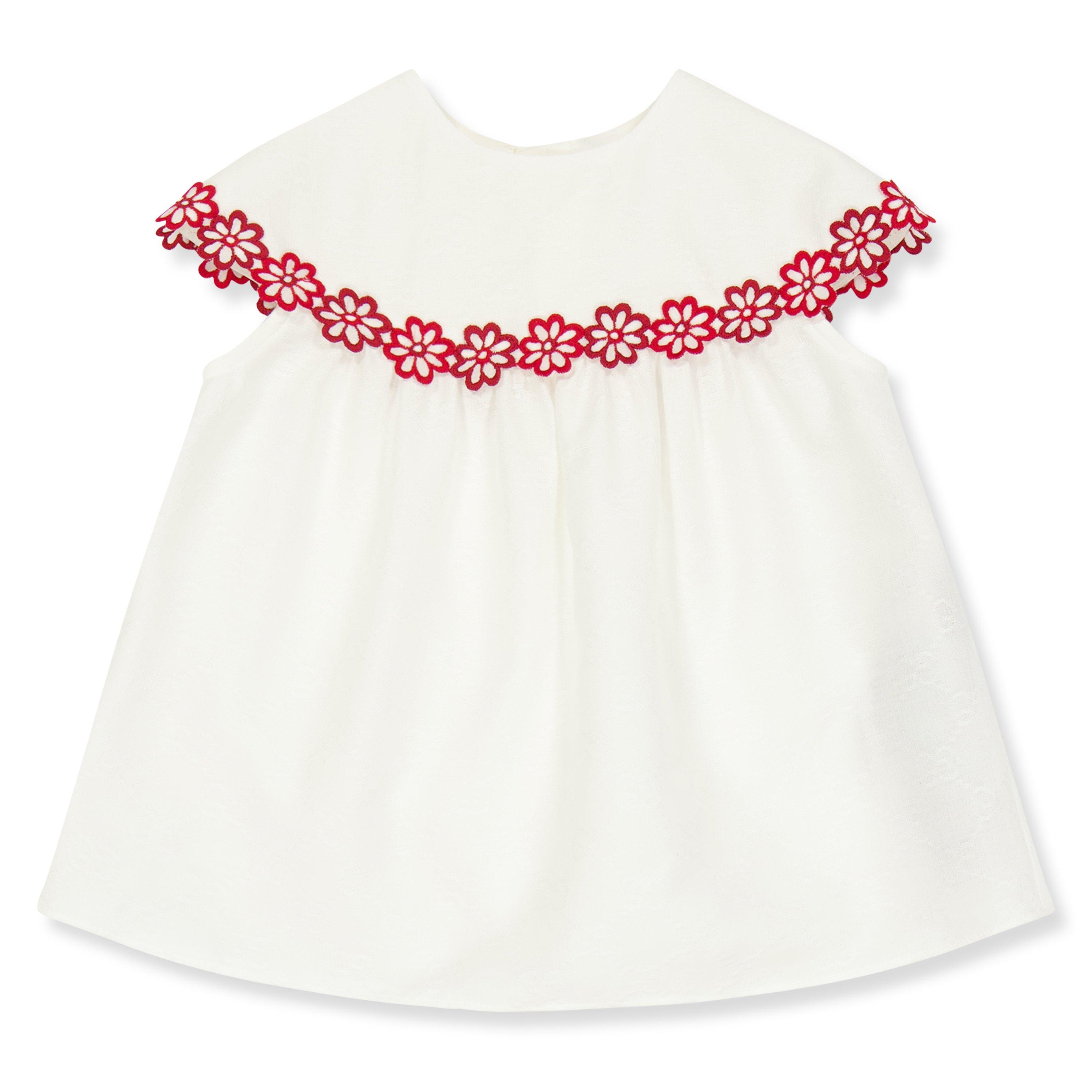 Wht Red 9541 - Gucci - Gucci Logo Blouse In61 - 1