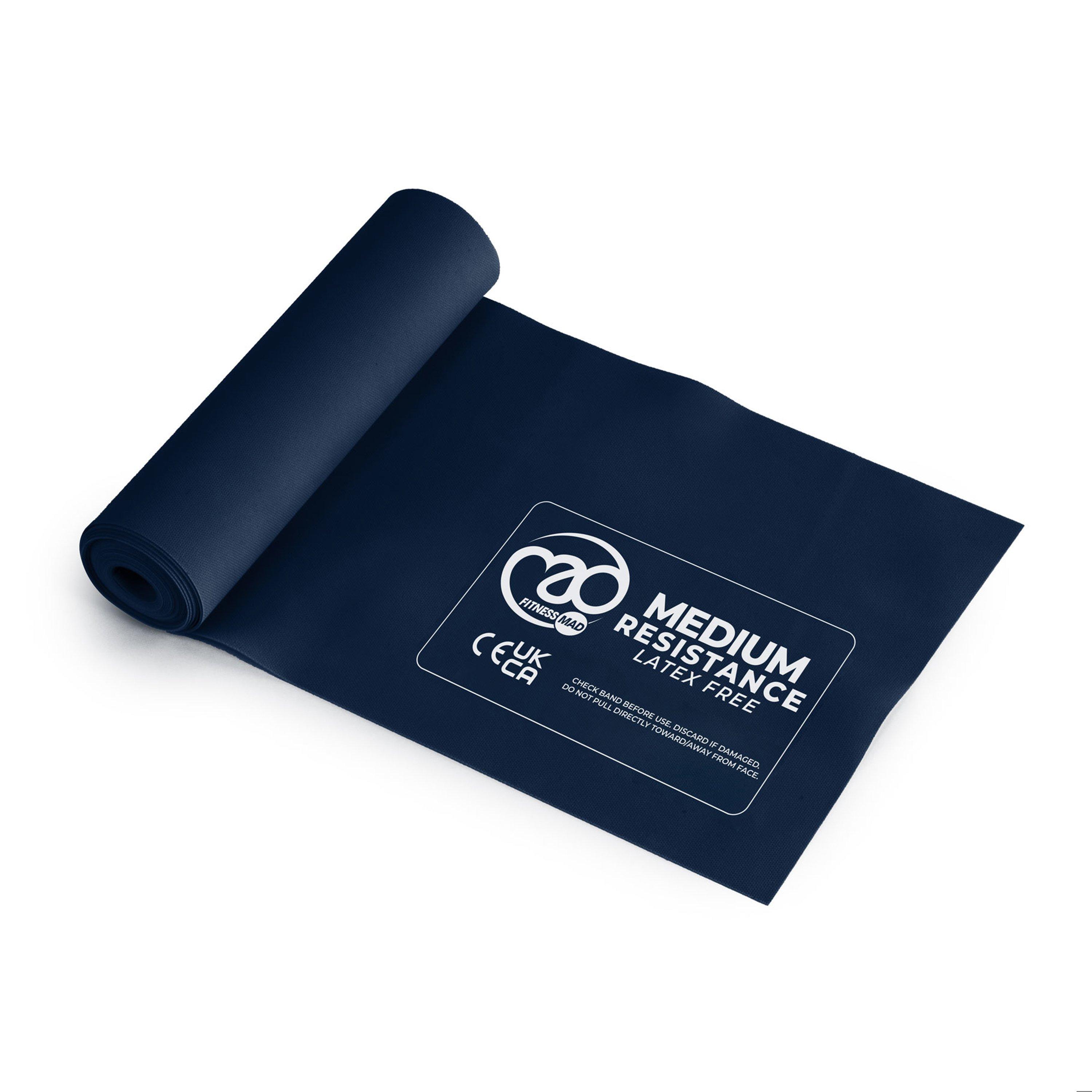 Blue - Yoga-Mad - Latex Free Resistance Band - 1