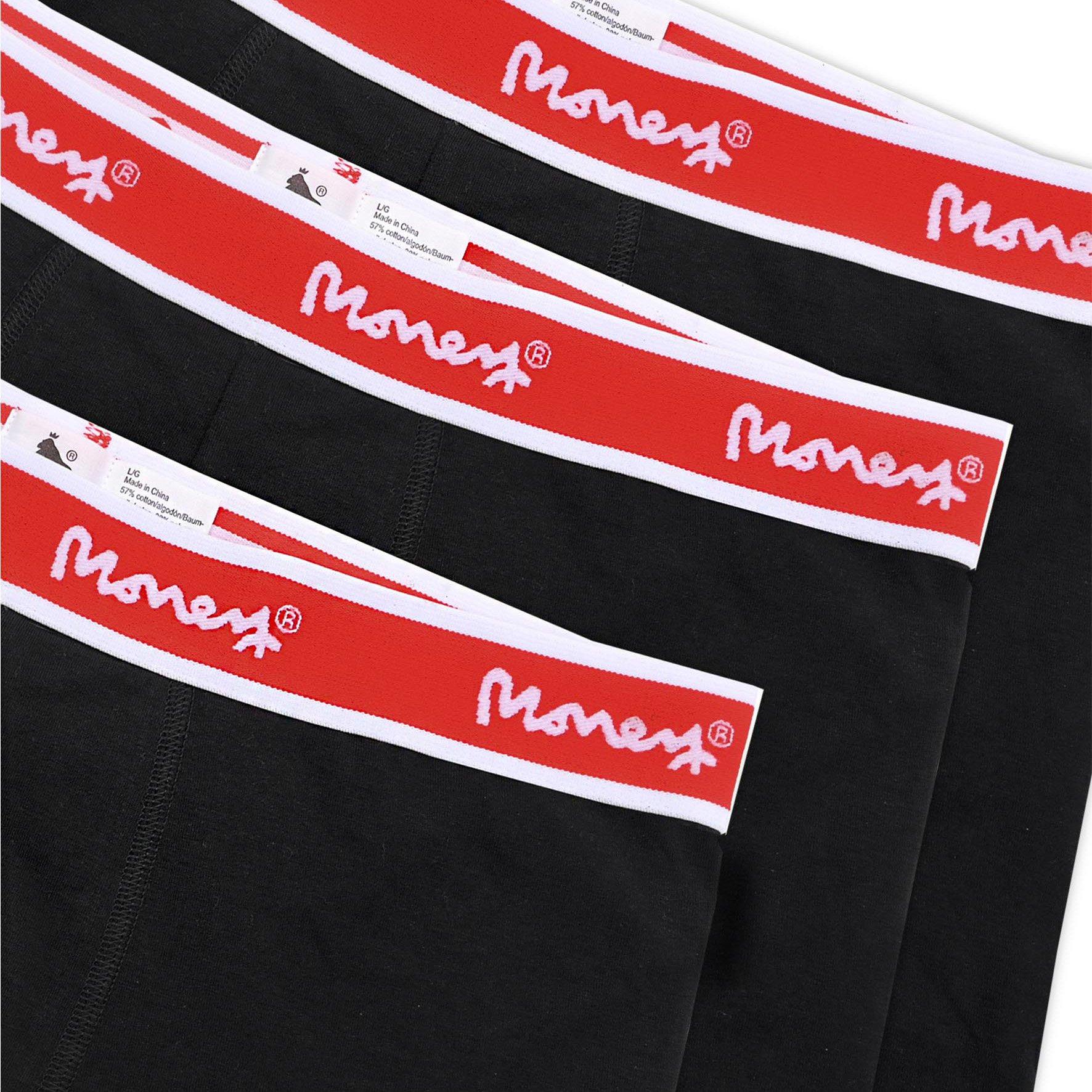 Triplo Nero - Money - Triple Black Cotton Trunks - 3