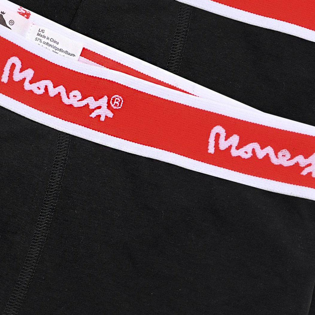 Triplo Nero - Money - Triple Black Cotton Trunks - 4