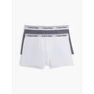 Gris/Blanco - Calvin Klein - Calvin 2 Pack Boxer Shorts - 1