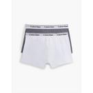 Gris/Blanco - Calvin Klein - Calvin 2 Pack Boxer Shorts - 2