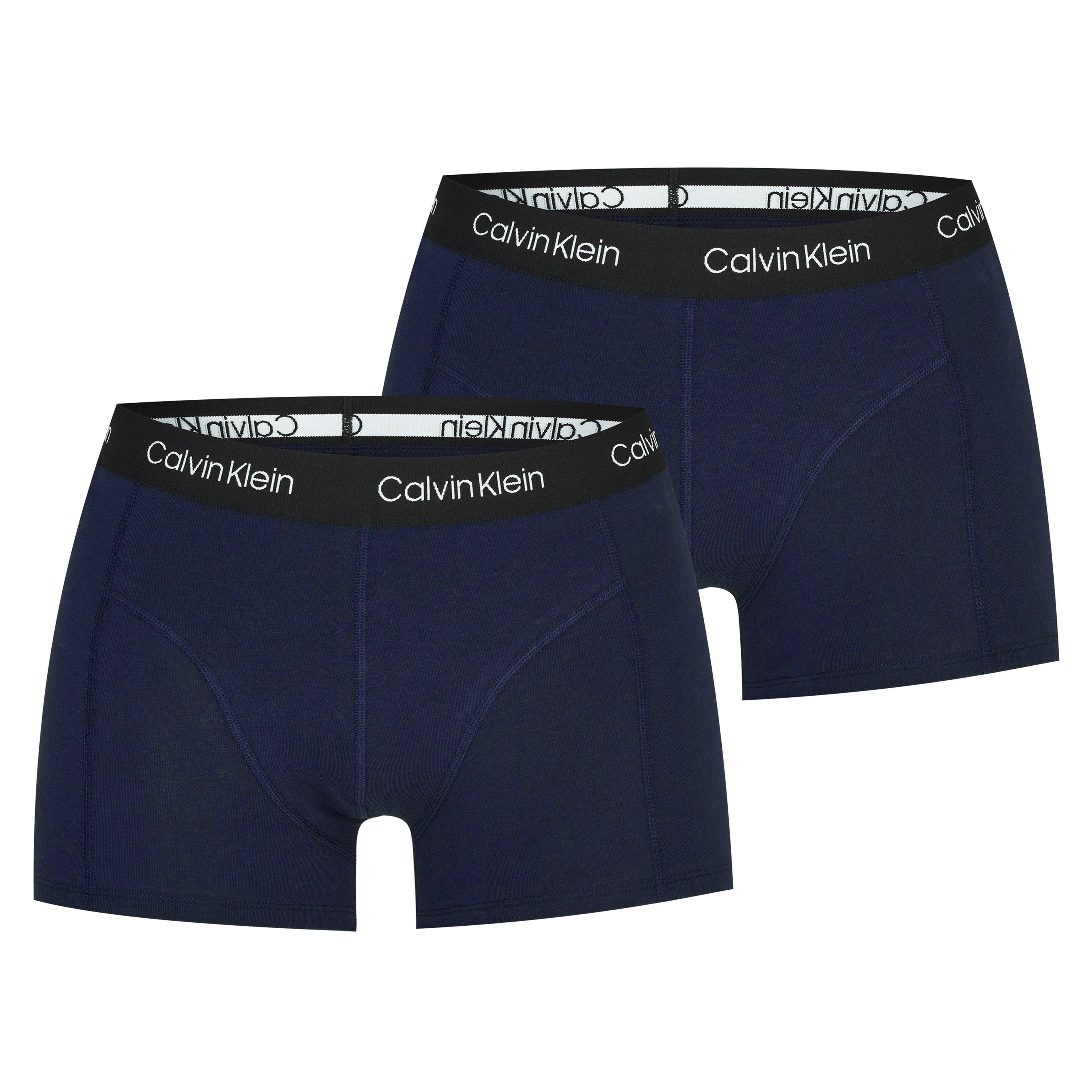 Calvin Klein Men's 365 2 Pack Trunks - Nvy/Nvy Opp - Large