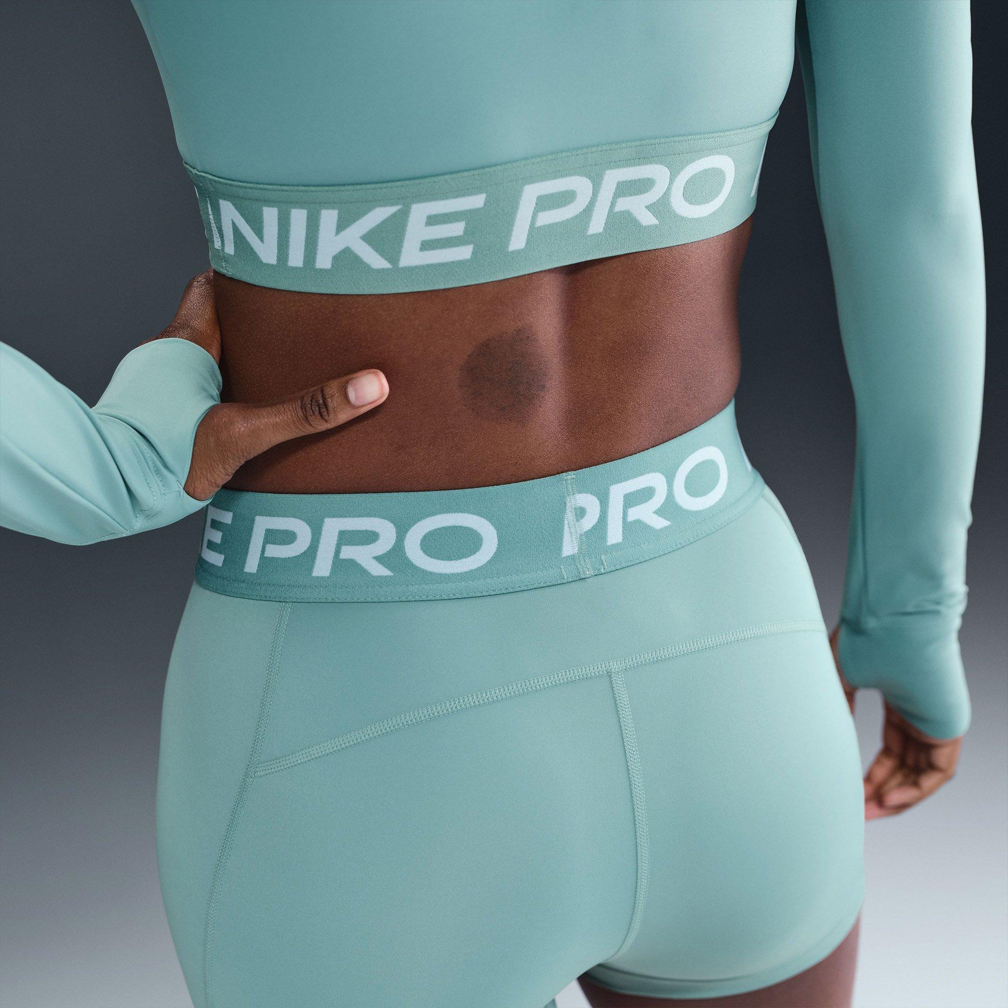 Light Blue - Nike - Pro Womens Shorts - 4