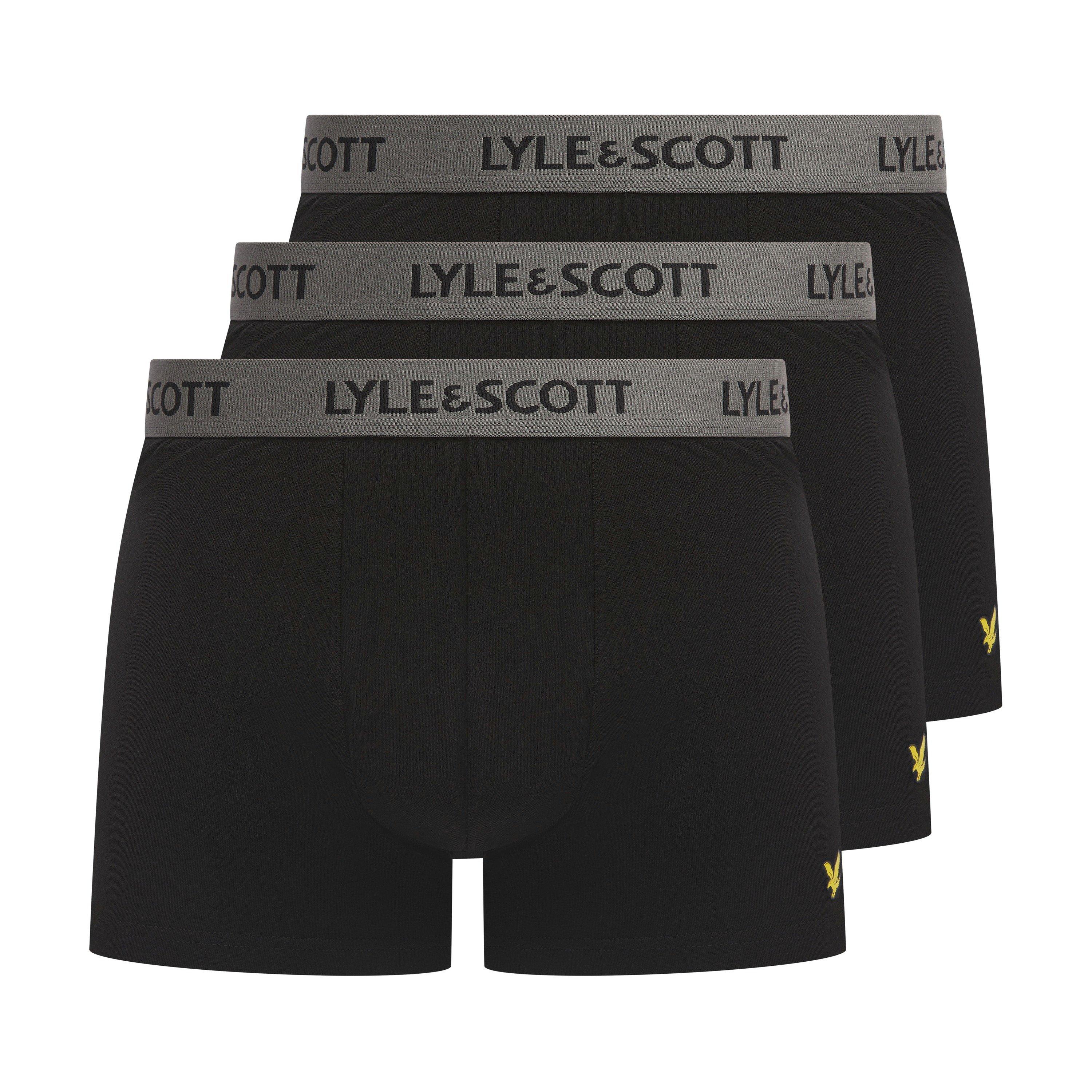 Noir - Lyle and Scott - Lyle 3 Pack Trunk Sn99 - 1