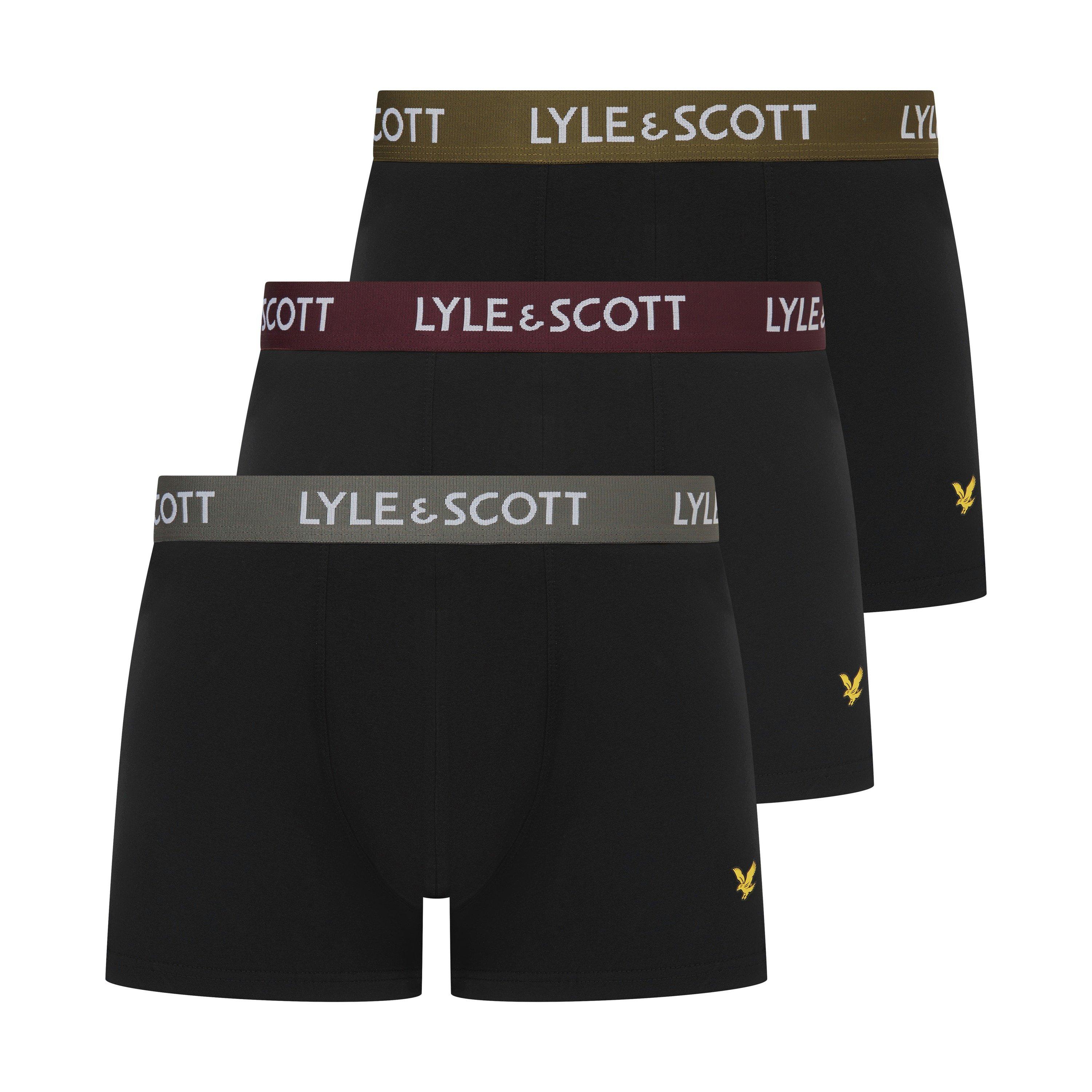 Black Multi W - Lyle and Scott - Lyle 3 Pack Trunk Sn99 - 1